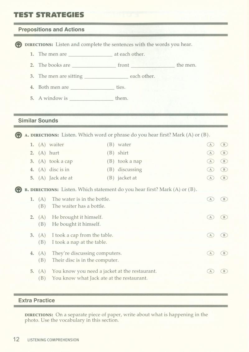 longman preparation series for the toeic test: listening and reading (6th edition) student book with mp3 & answer key level intermediate - Ảnh 12