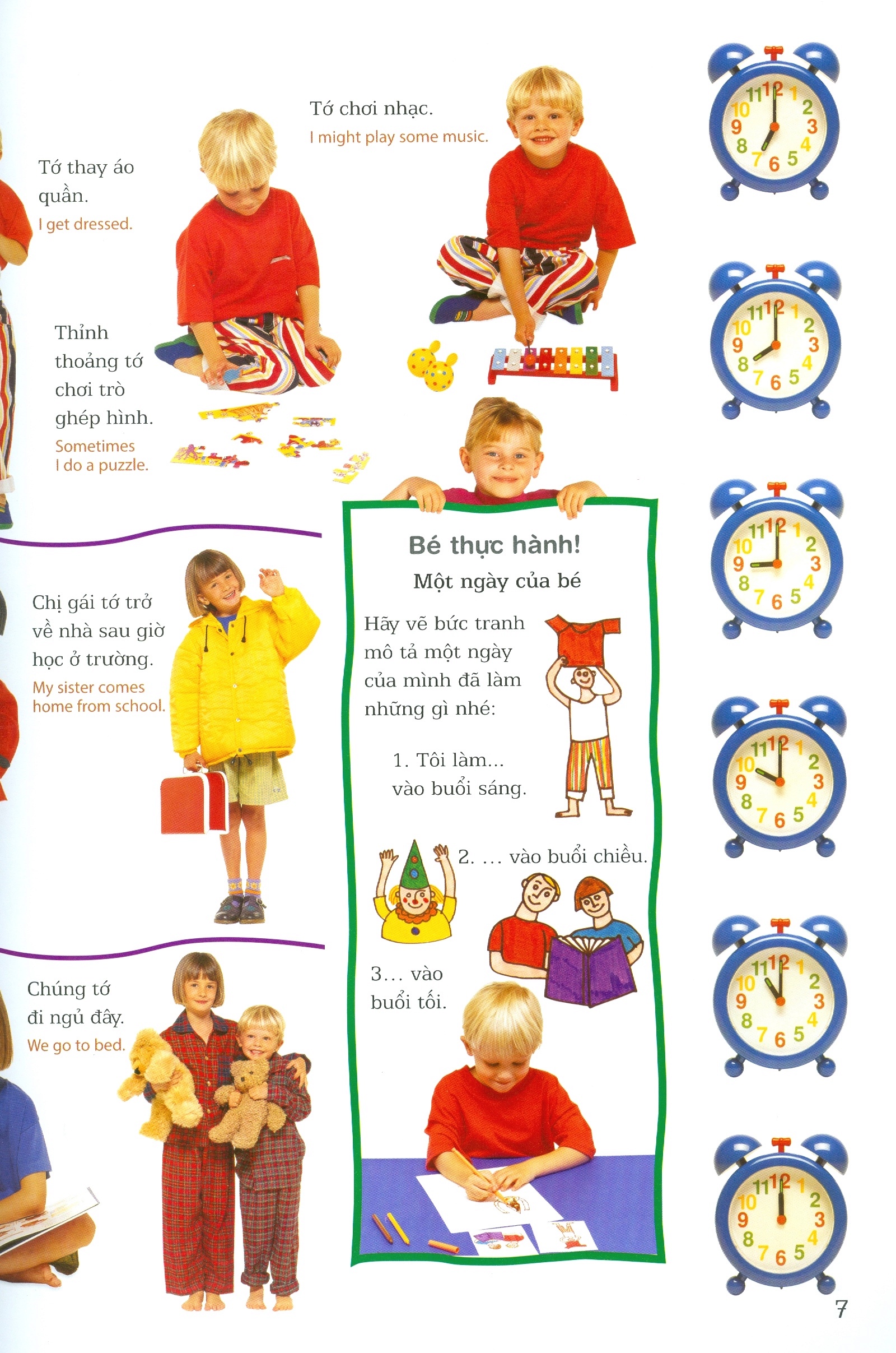lớp học vui về thời gian - time - Ảnh 10