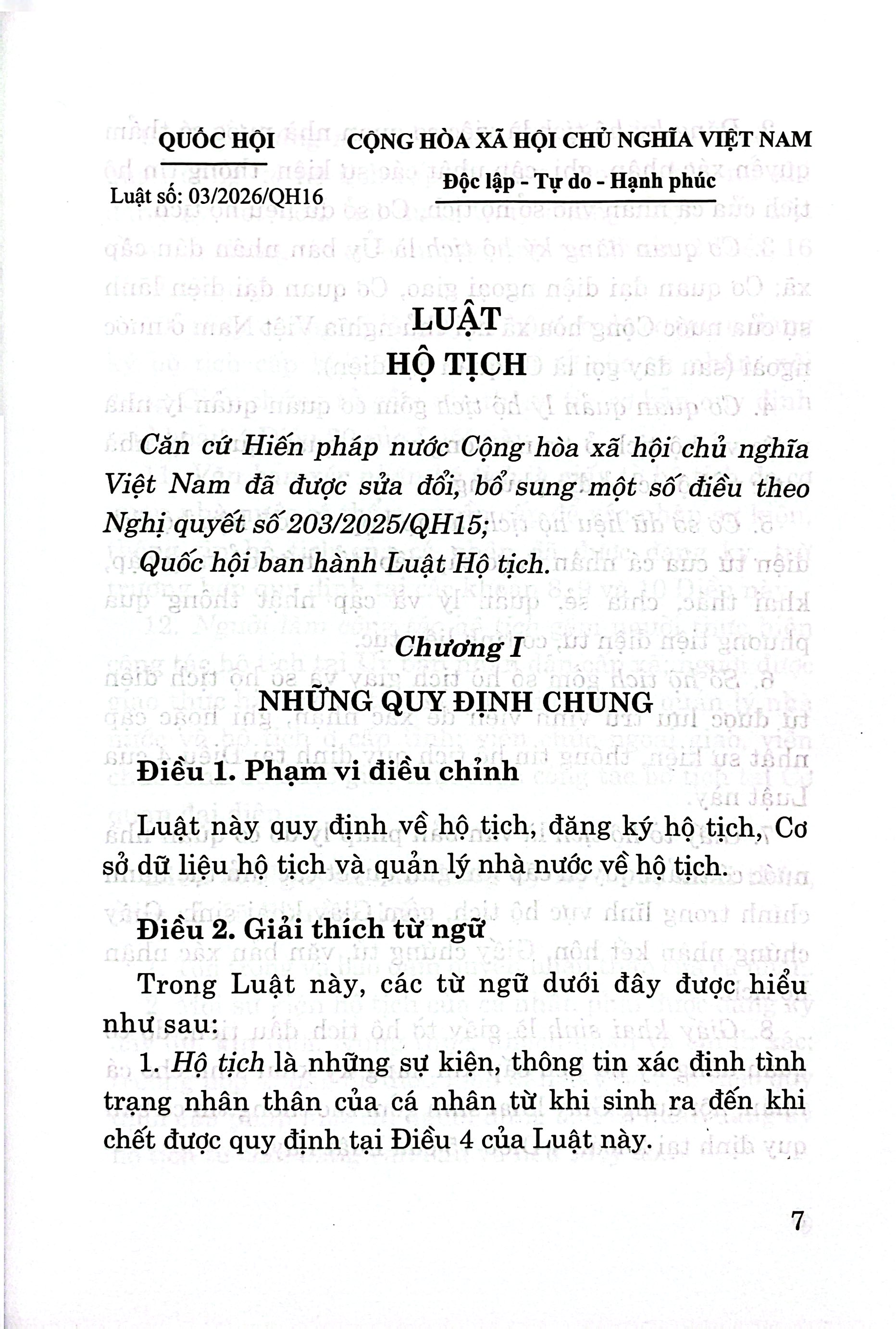 Luật Hộ Tịch Năm 2026 - Ảnh 5