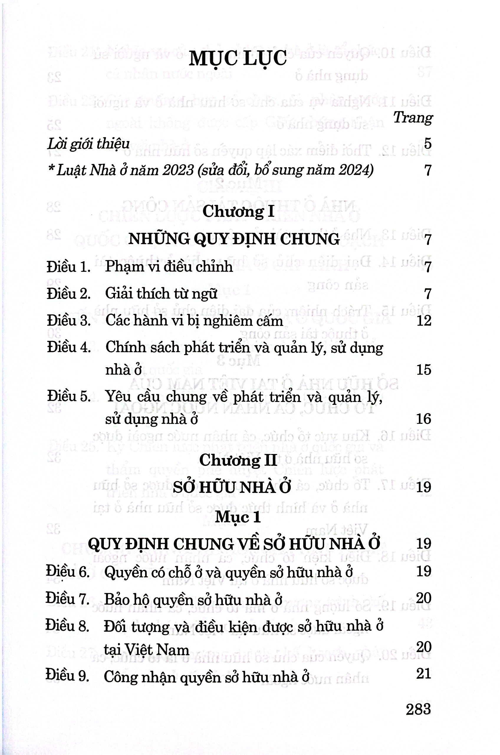 luật nhà ở năm 2023 (sửa đổi bỗ sung 2024) - Ảnh 3