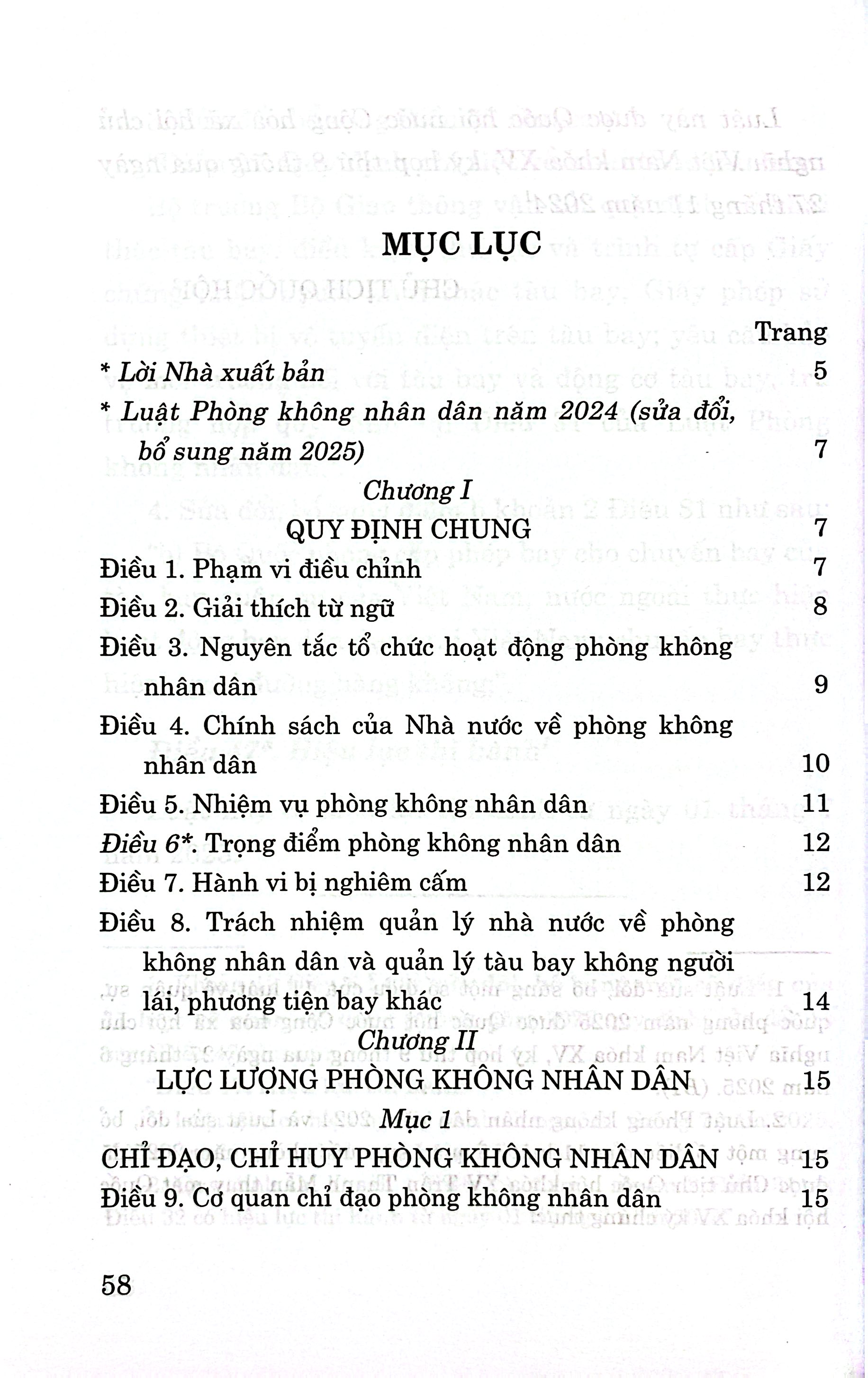 Luật Phòng Không Nhân Dân Năm 2024 (Sửa Đổi, Bổ Sung Năm 2025) - Ảnh 3