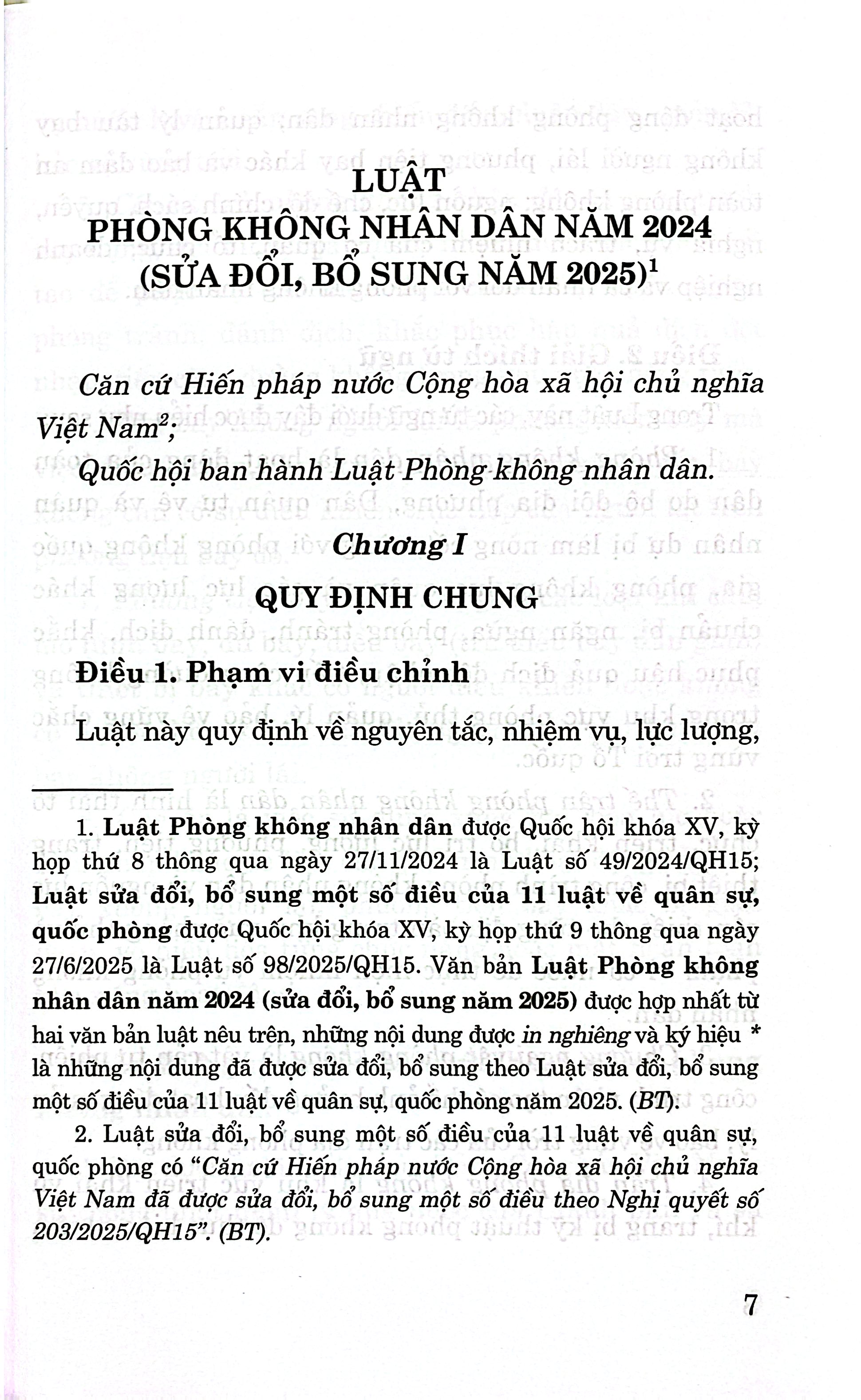 Luật Phòng Không Nhân Dân Năm 2024 (Sửa Đổi, Bổ Sung Năm 2025) - Ảnh 6