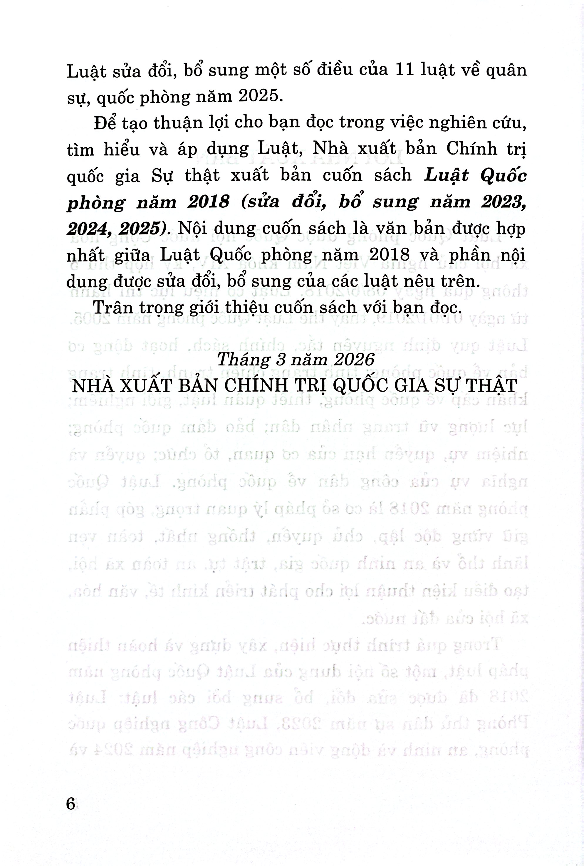 Luật Quốc Phòng Năm 2018 (Sửa Đổi, Bổ Sung Năm 2023, 2024, 2025) - Ảnh 5