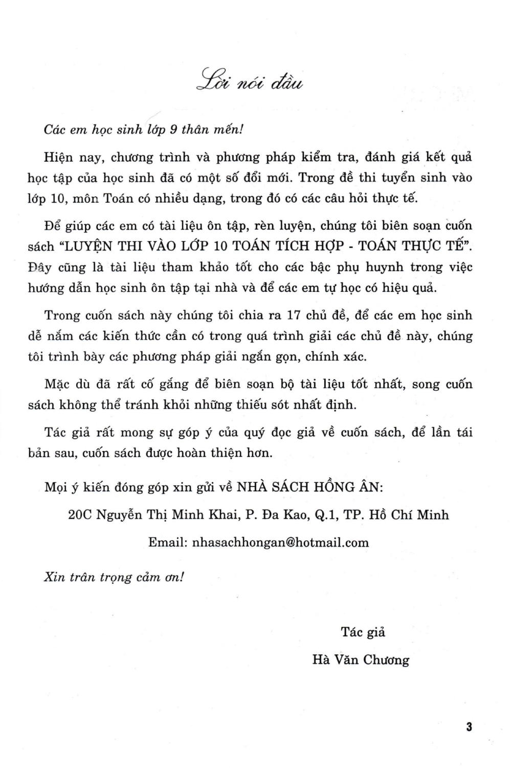 Luyện Thi Vào Lớp 10 Toán Tích Hợp Thực Tế - Ảnh 3