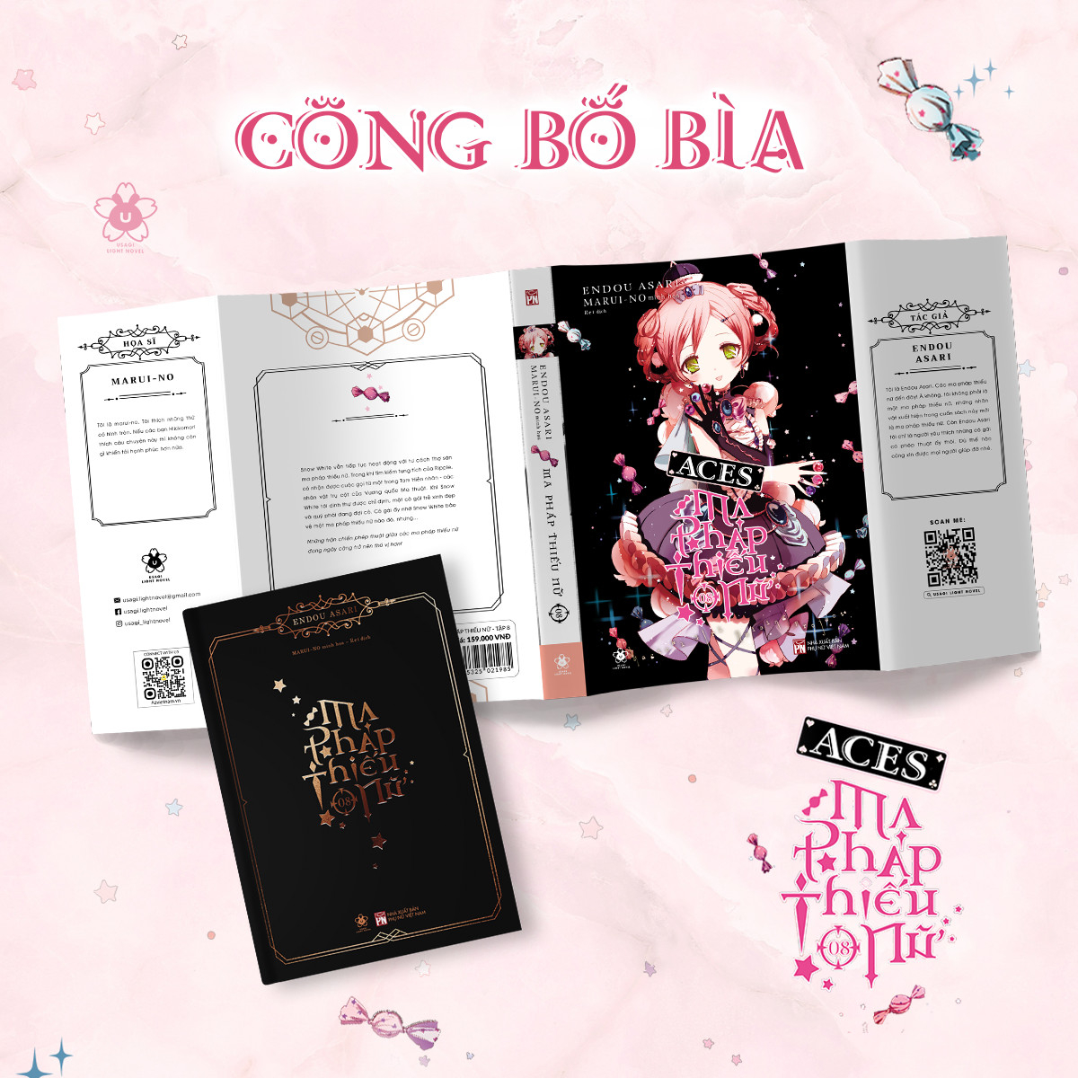 ma pháp thiếu nữ - tập 8 - bản đặc biệt - tặng kèm bookmark nhân vật + postcard + pin cài ma pháp thiếu nữ - Ảnh 2