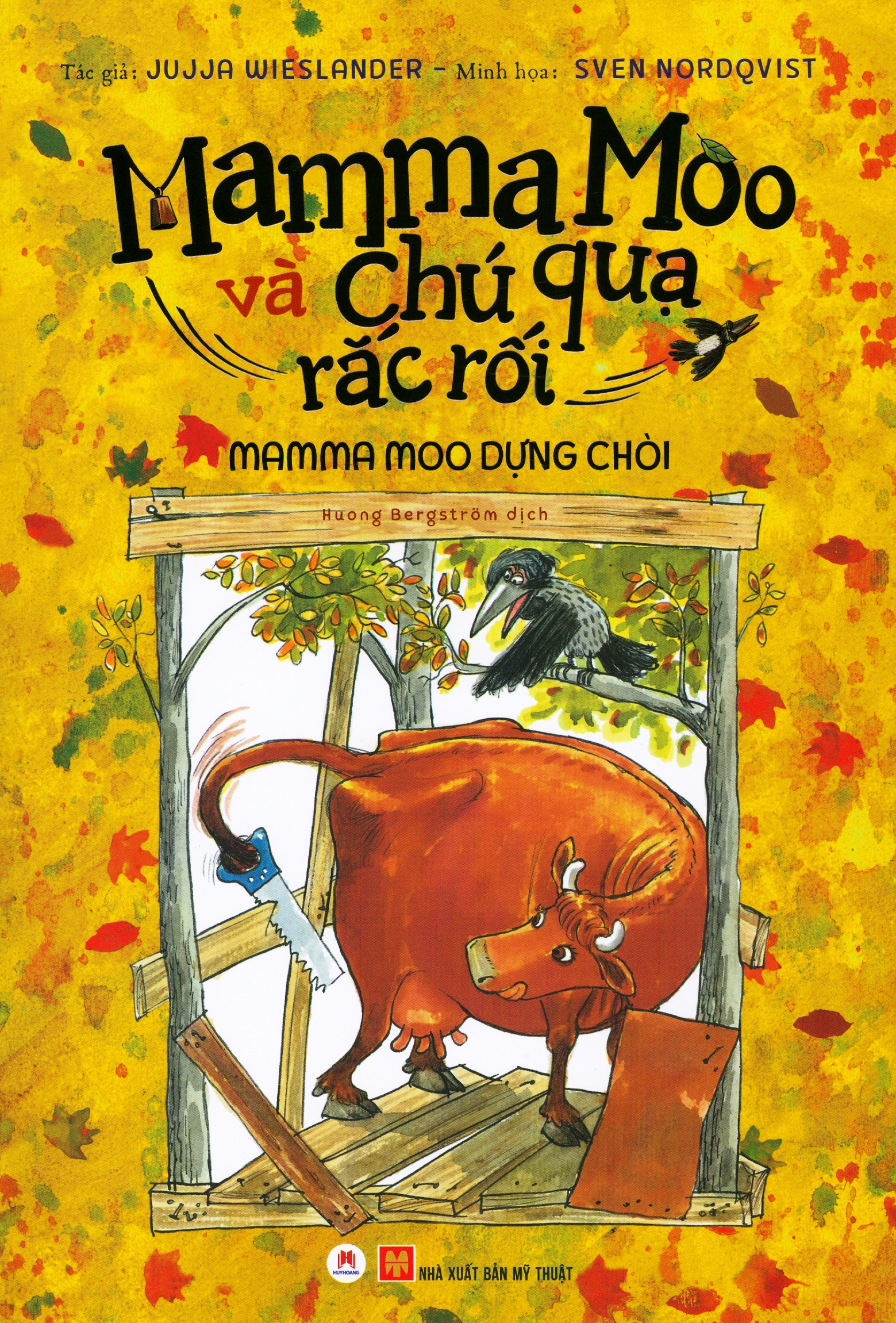 mamma moo và chú quạ rắc rối - mamma moo dựng chòi - Ảnh 2