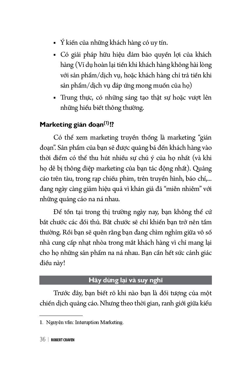 marketing sáng tạo dành cho doanh nghiệp nhỏ (tái bản 2018) - Ảnh 22