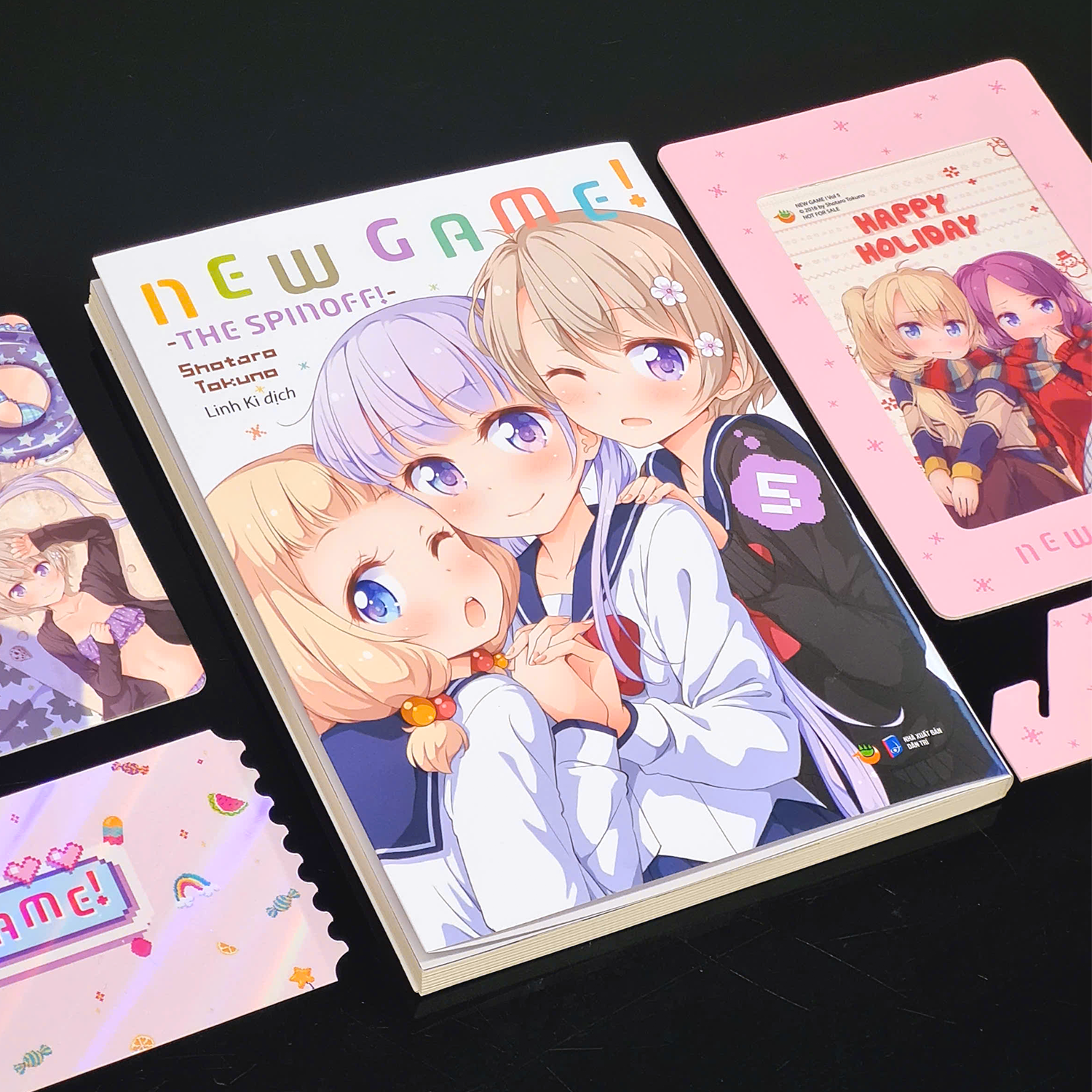 new game - tập 5 - bản đặc biệt - tặng kèm postcard + ticket hologram + card pvc + khung tranh bồi cứng - Ảnh 4