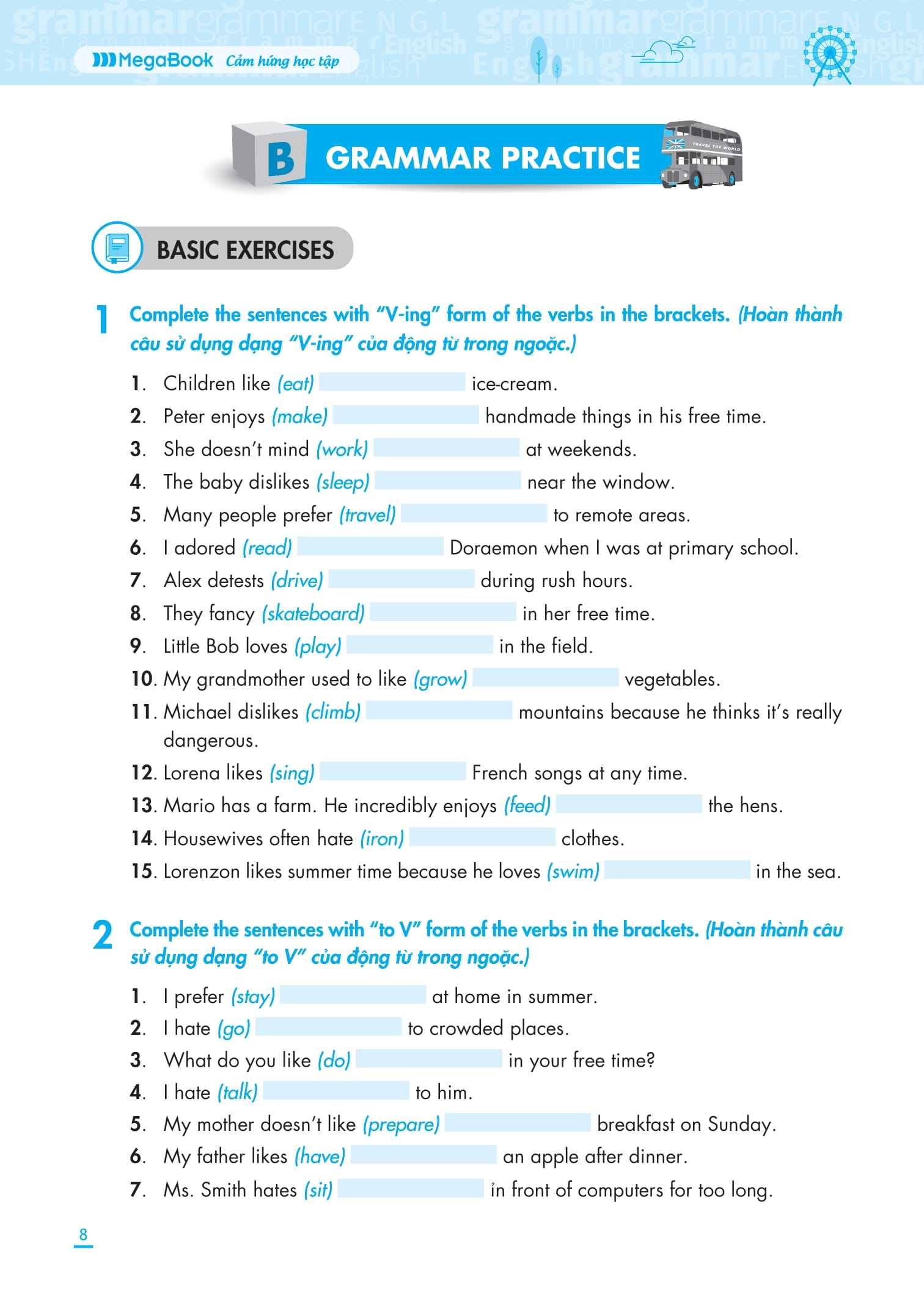 ngữ pháp tiếng anh nâng cao 8 - tập 1 (theo chương trình giáo dục global success) - Ảnh 9