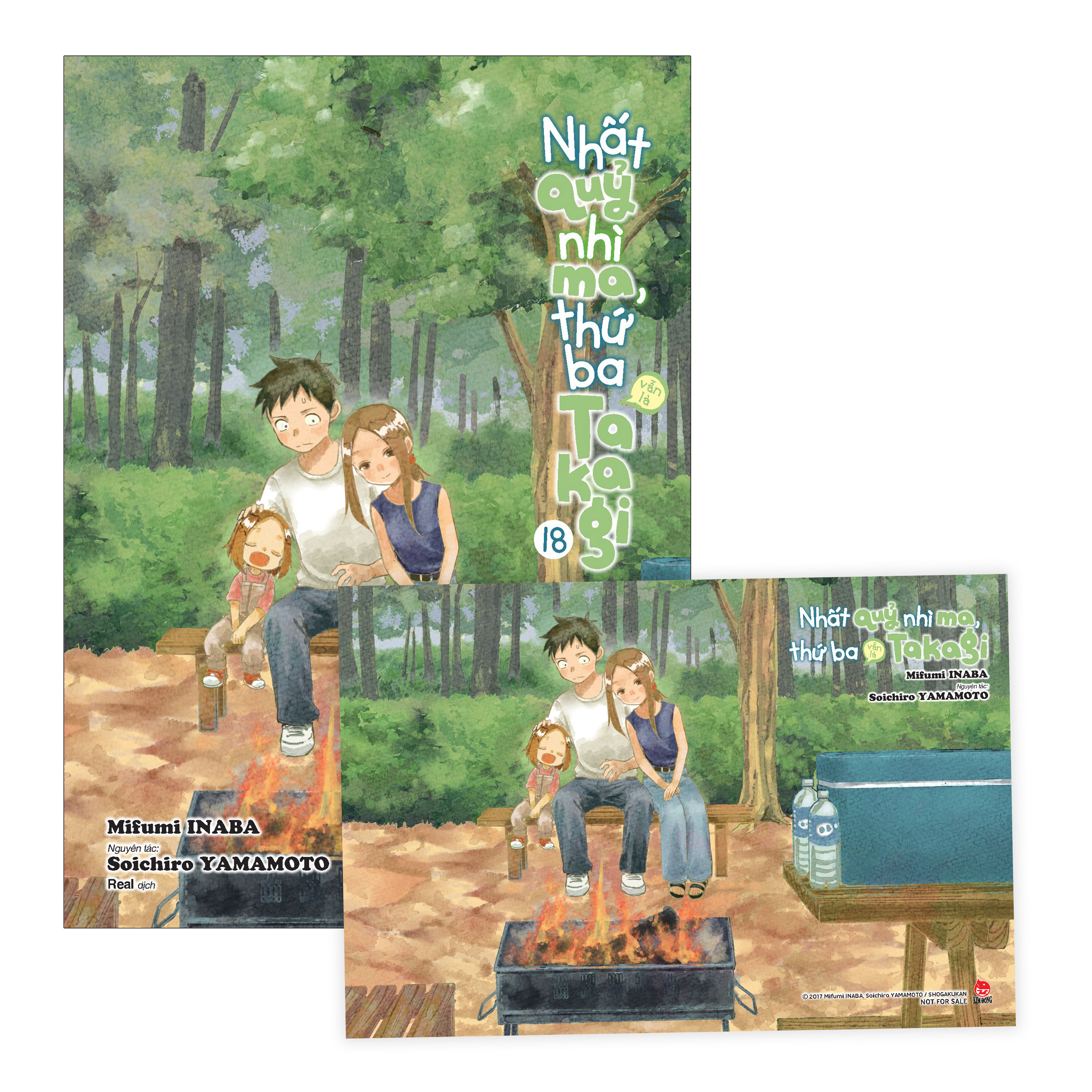 nhất quỷ nhì ma, thứ ba (vẫn là) takagi - tập 18 - tặng kèm postcard - Ảnh 2