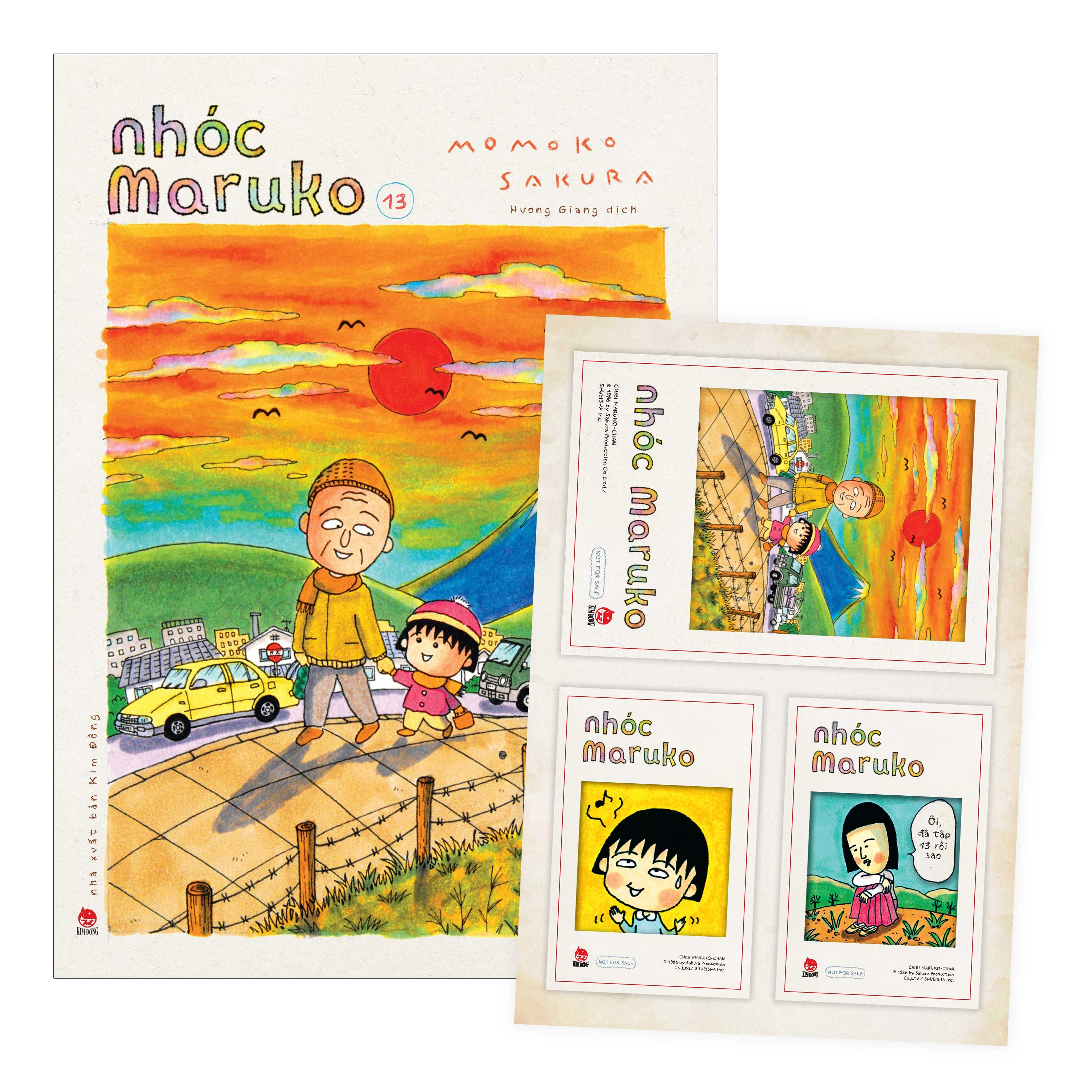 nhóc maruko - tập 13 - tặng kèm set postcard polaroid - Ảnh 2