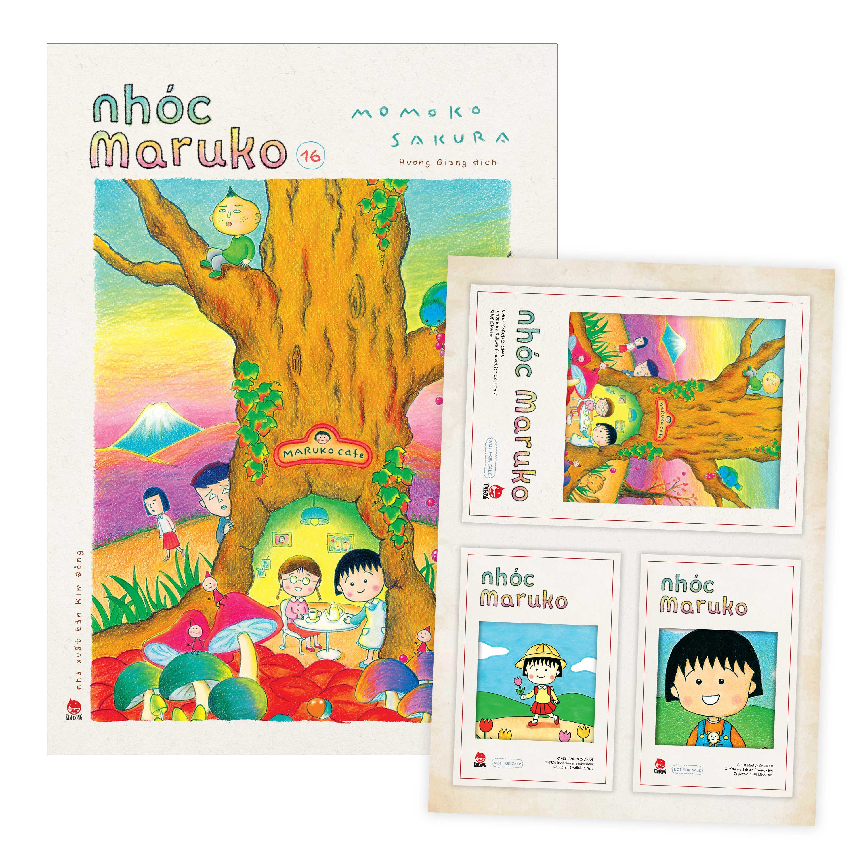 nhóc maruko - tập 16 - tặng kèm set postcard polaroid - Ảnh 2
