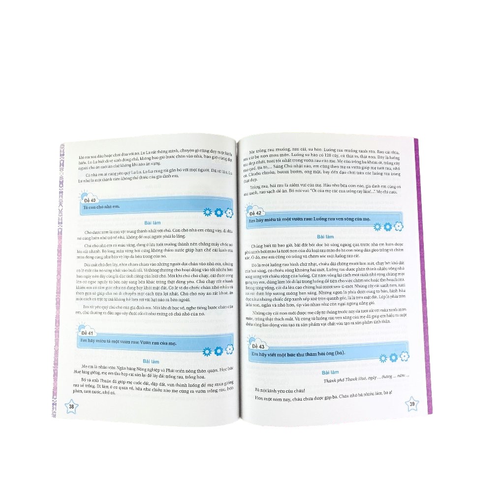 những bài làm văn mẫu 3 - tập 1 (cánh diều) - Ảnh 4