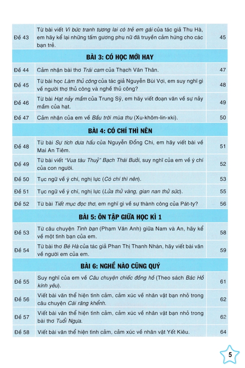 những bài làm văn mẫu 5 - tập 1 (cánh diều) - Ảnh 5