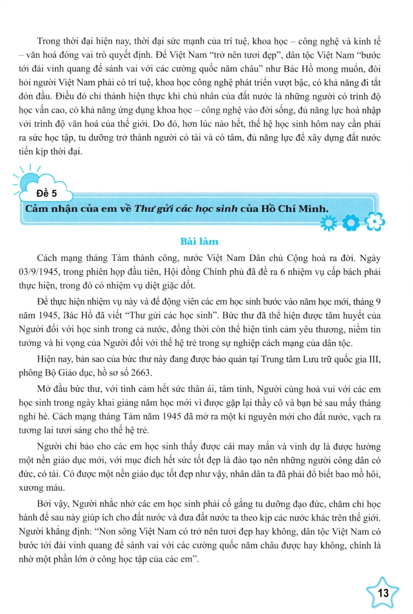 những bài làm văn mẫu 5 - tập 2 (cánh diều) - Ảnh 10