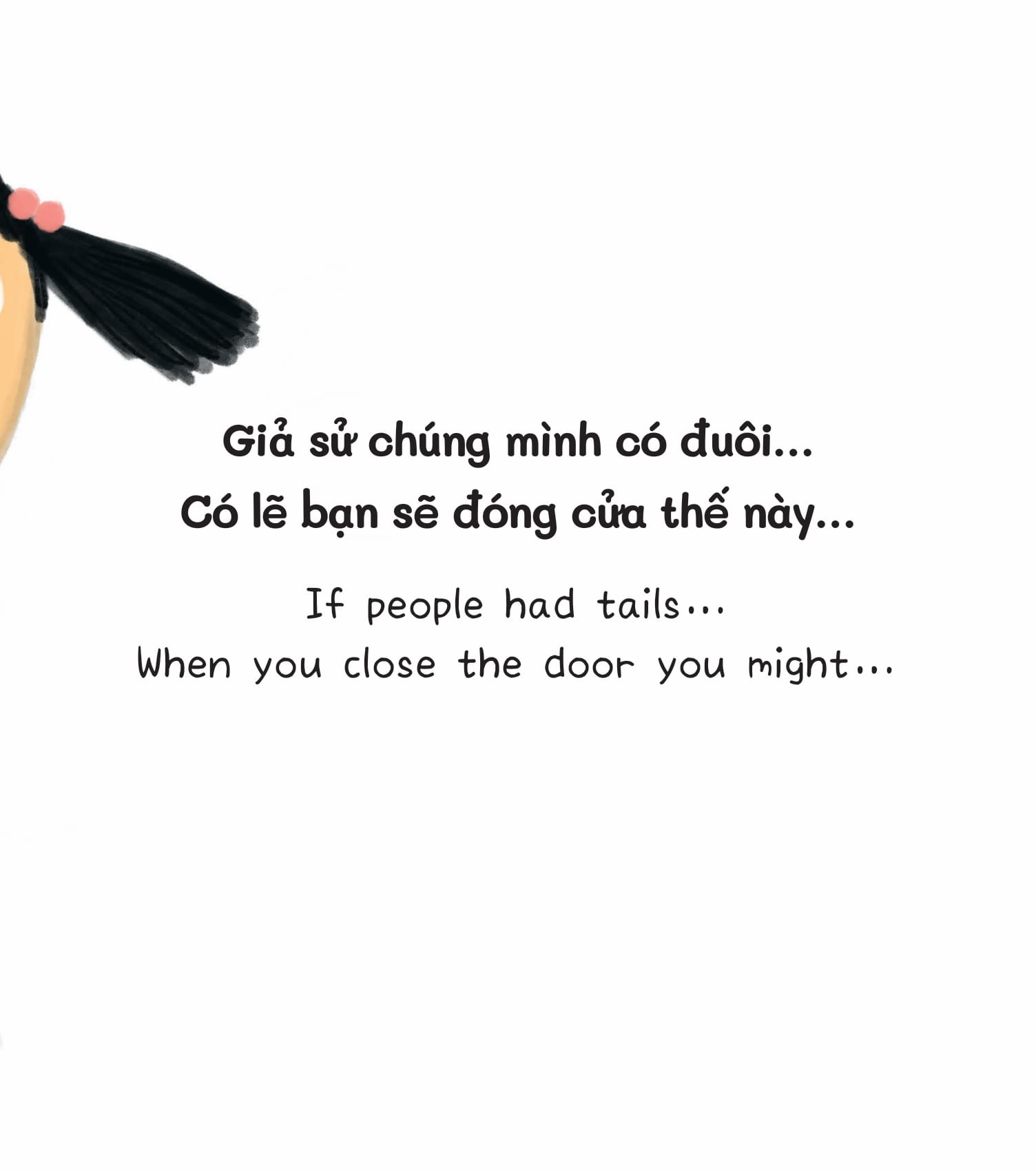 những đứa trẻ tò mò - wondrous children - what would it be like if people had tails? nếu mình có đuôi thì sao nhỉ? - Ảnh 4