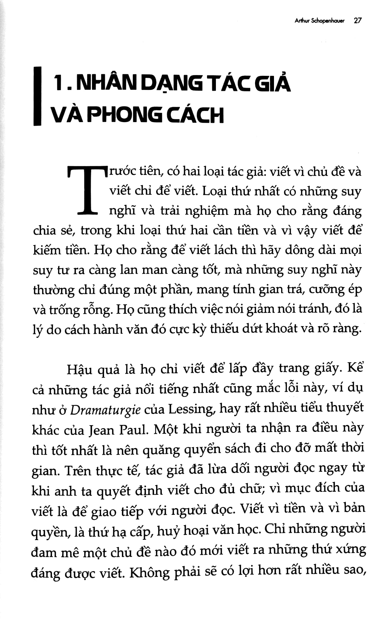 những tiểu luận về tồn tại của arthur schopenhauer - Ảnh 5