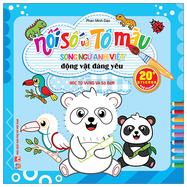Nối Số Và Tô Màu - Phương Tiện Di Chuyển - Học Từ Vựng Số Đếm - Ảnh 2