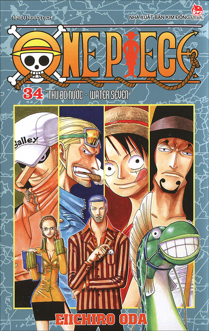 one piece - tập 34 - thủ đô nước - water seven (tái bản 2025) - Ảnh 2