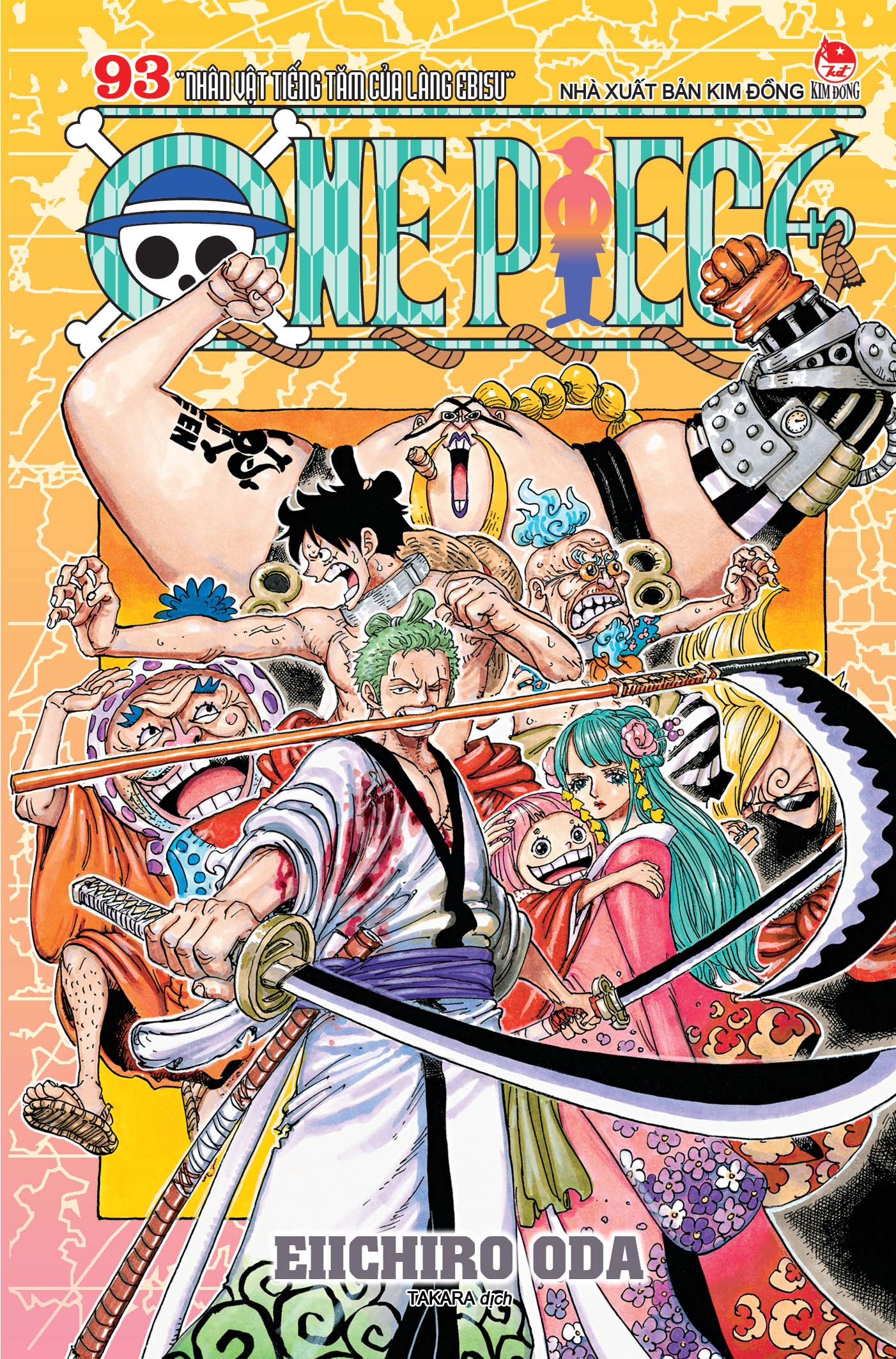 one piece - tập 93 - "nhân vật tiếng tăm của làng ebisu" (tái bản 2025) - Ảnh 2
