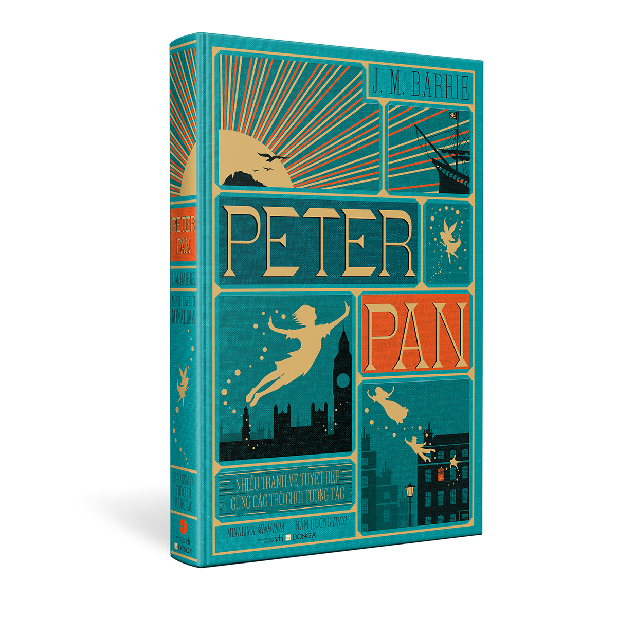 peter pan - những tranh vẽ tuyệt đẹp cùng các trò chơi tương tác - bìa cứng - Ảnh 3