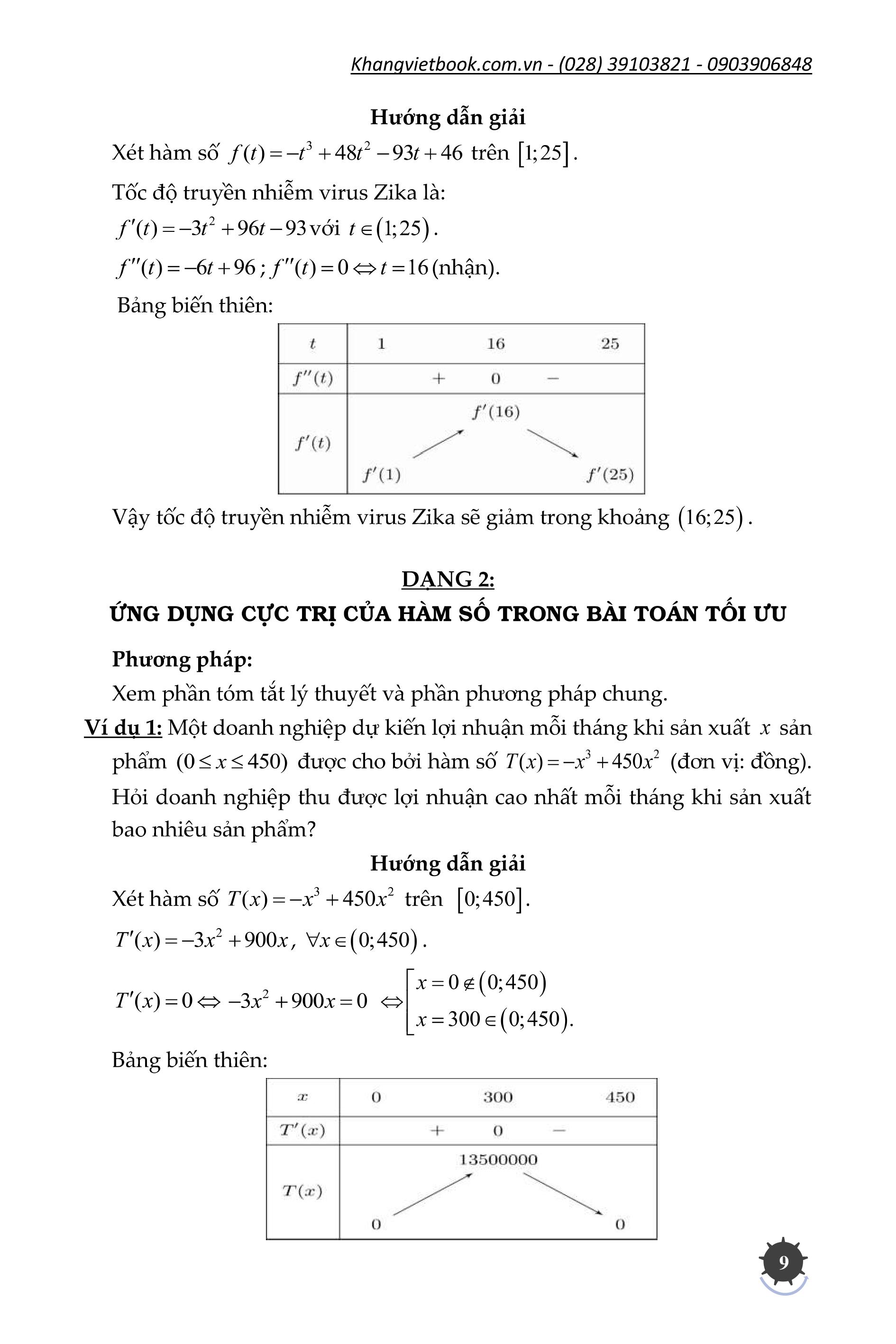 phương pháp giải các dạng toán thực tế 12 - Ảnh 9