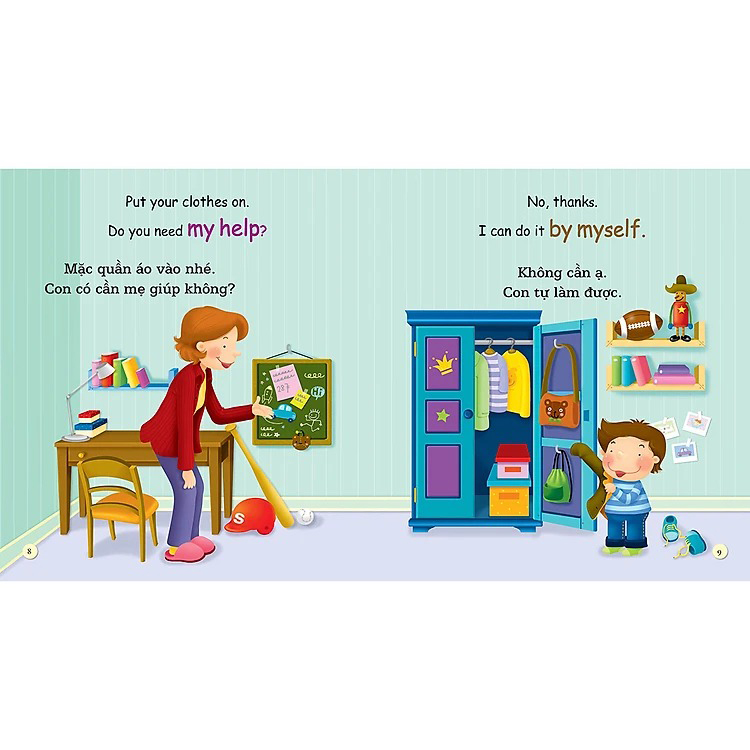 playtime in english - level 4 - i can do it by myself - con có thể tự làm được - Ảnh 5