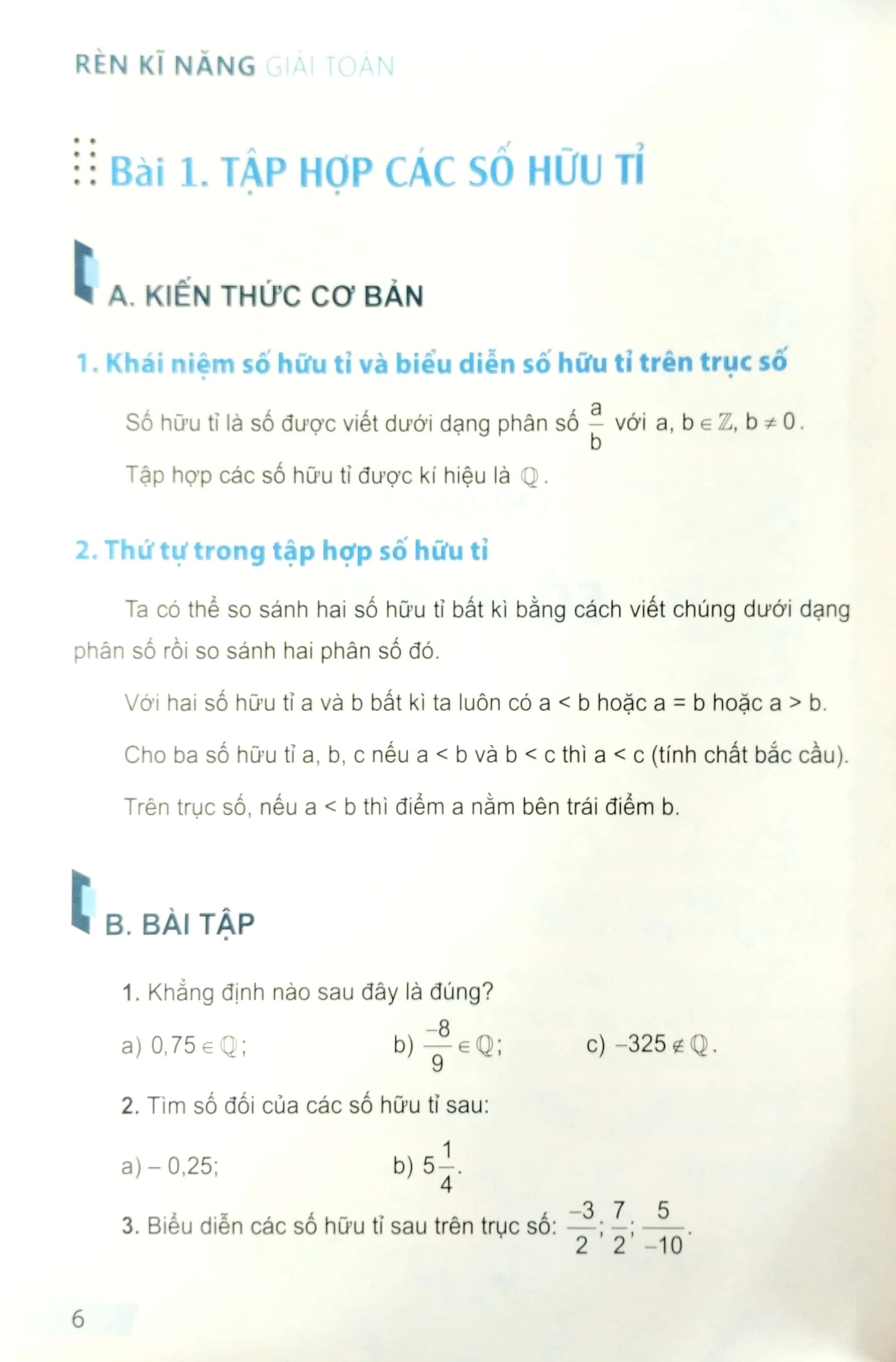 Rèn Kĩ Năng Giải Toán Lớp 7 - Tập 1 (Tái Bản 2026) - Ảnh 4