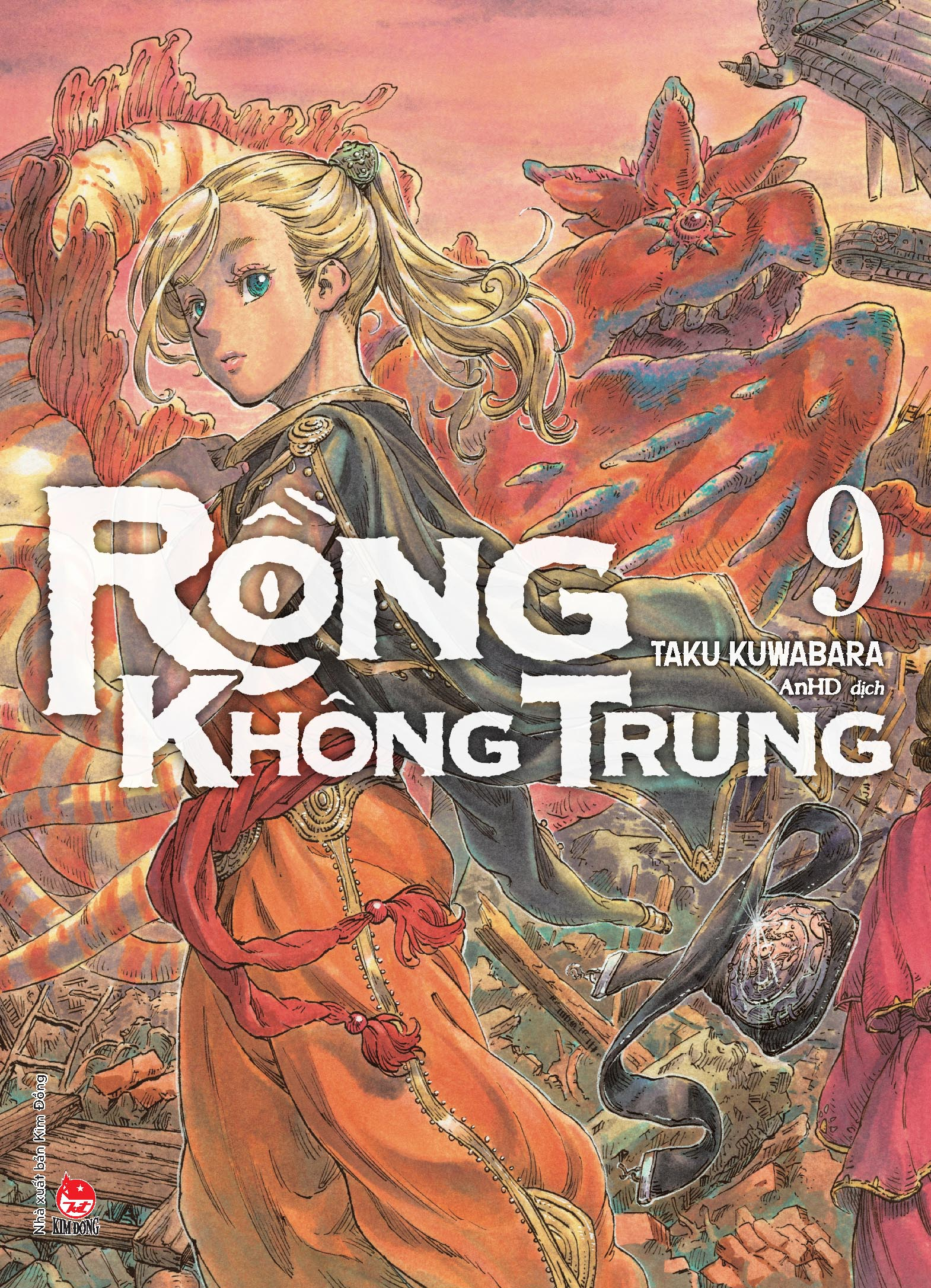 rồng không trung - tập 9 - tặng kèm postcard - Ảnh 2