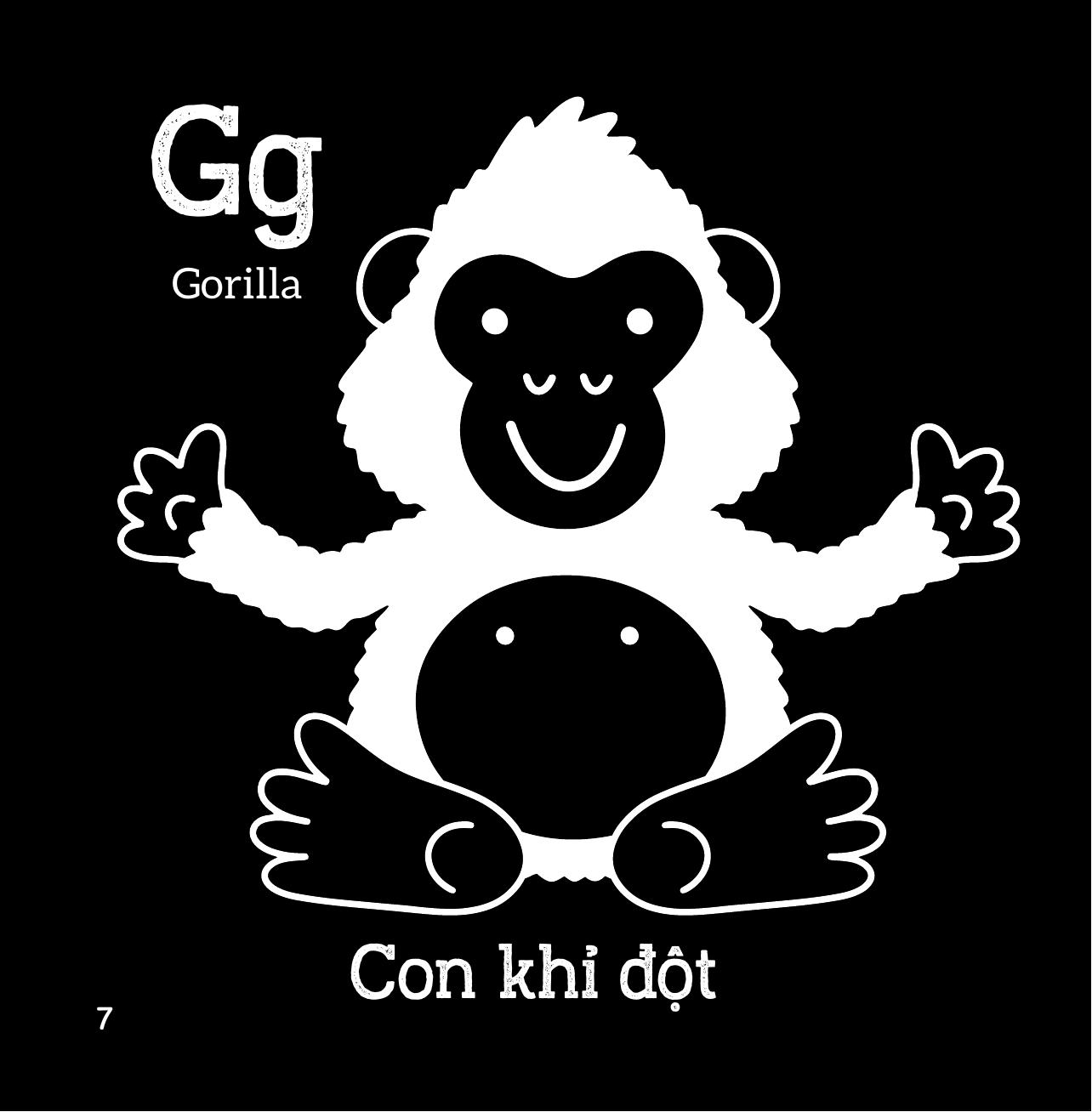 Sách Kích Thích Thị Giác - Em Bé Thấy Gì? - Chữ Cái Tiếng Anh - Ảnh 10