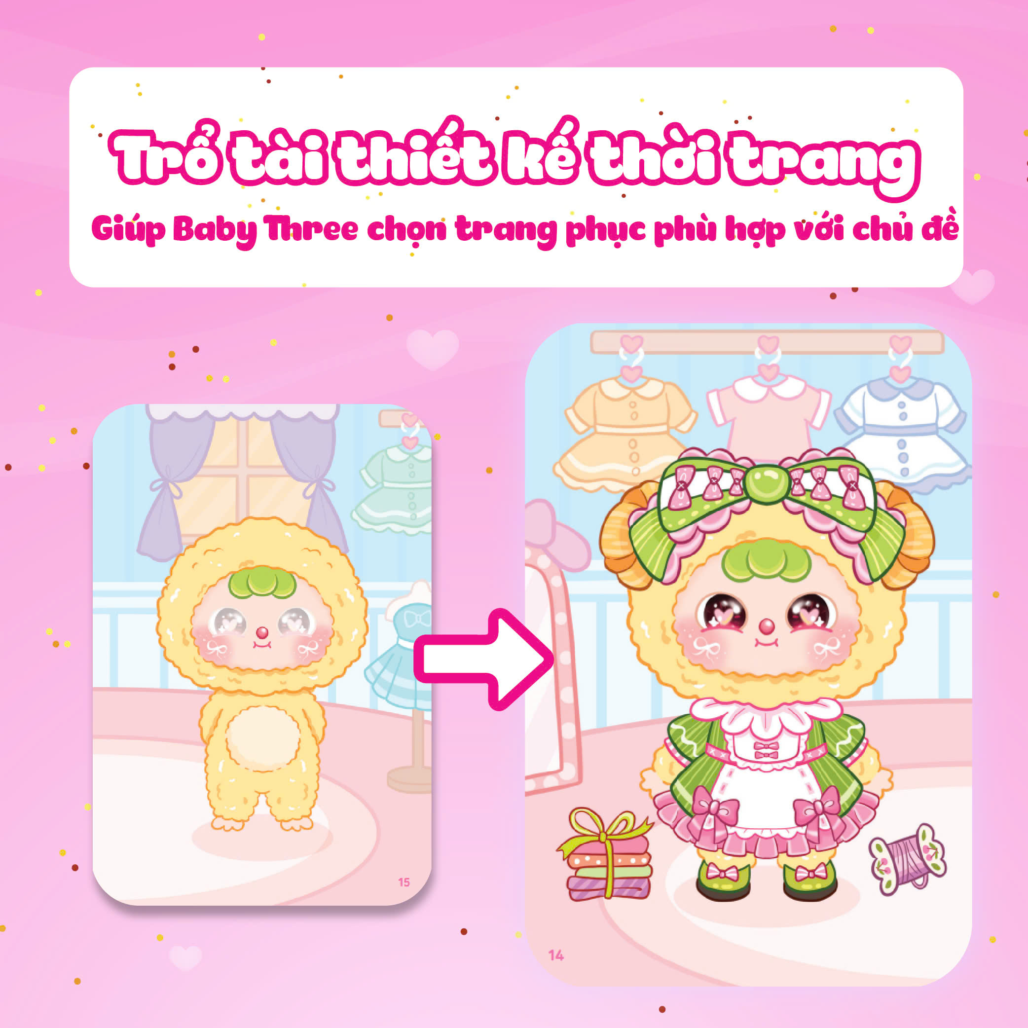 Sach to mau Baby Three - Mini Fashion - Ảnh 6