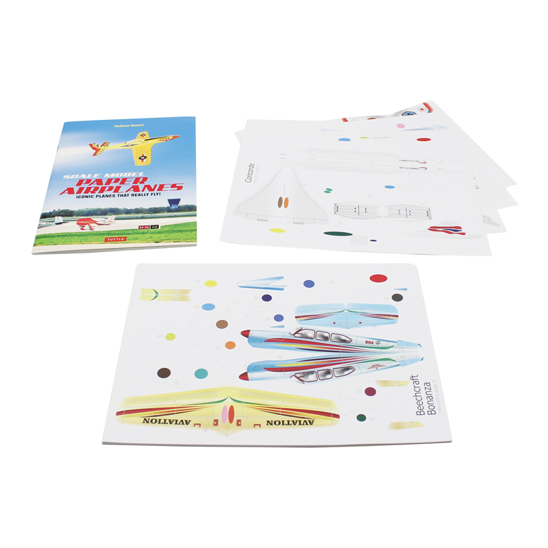 scale model paper airplanes kit: iconic planes that really fly! slingshot launcher included! - just pop-out and assemble (14 famous pop-out airplanes) - Ảnh 17