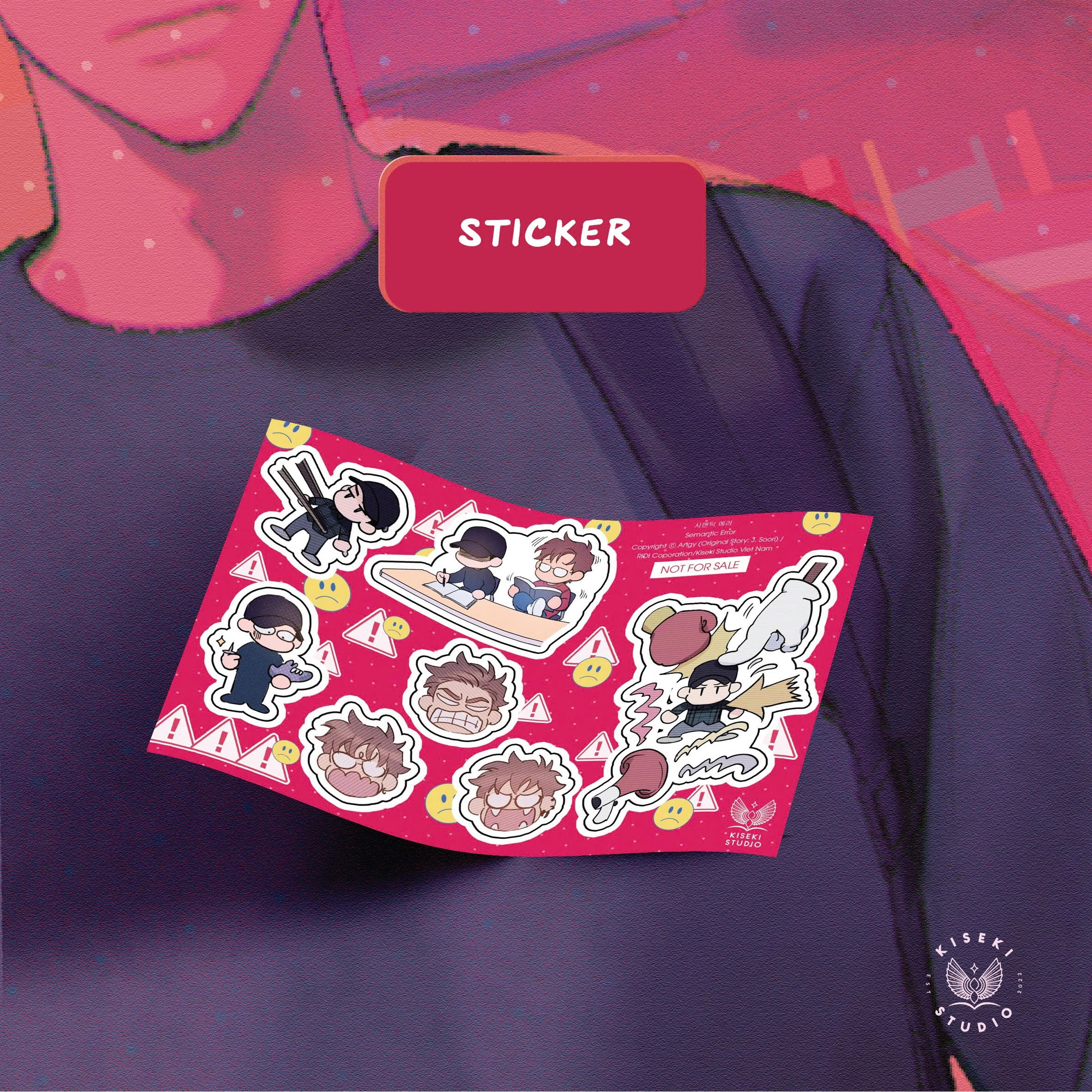 Semantic Error - Tập 1 - Bản Đặc Biệt - Bìa Cứng - Tặng Kèm 1 Bookmark Chibi Bế Hình Bồi Cứng + 1 Bảng Sticker + 2 Postcard Minh Hoạ Nhân Vật Bồi Cứng + 1 Standee Chibi Acrylic + 1 Set 2 ID Card PVC + 1 Set 2 Card Character PVC - Ảnh 4