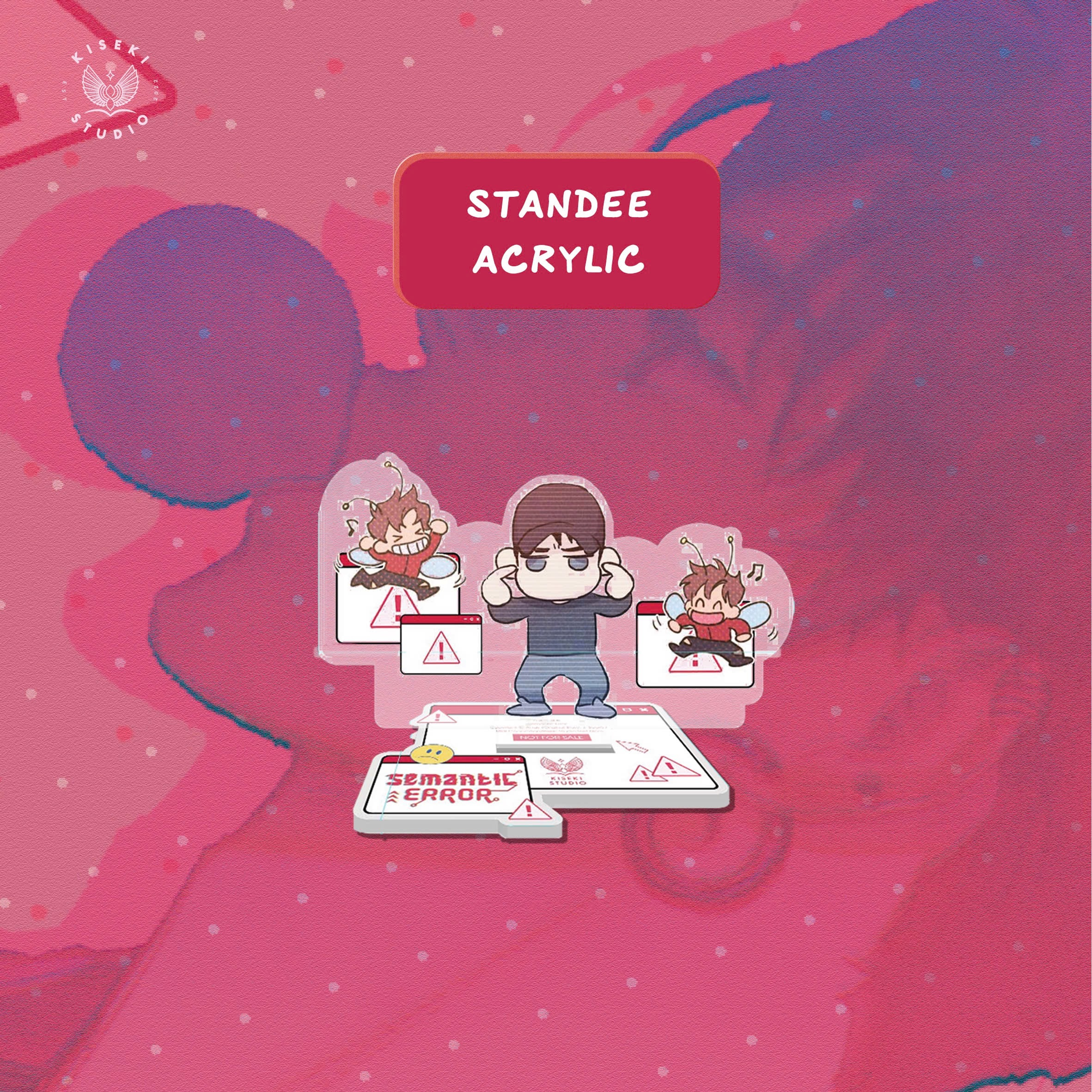 Semantic Error - Tập 1 - Bản Đặc Biệt - Bìa Cứng - Tặng Kèm 1 Bookmark Chibi Bế Hình Bồi Cứng + 1 Bảng Sticker + 2 Postcard Minh Hoạ Nhân Vật Bồi Cứng + 1 Standee Chibi Acrylic + 1 Set 2 ID Card PVC + 1 Set 2 Card Character PVC - Ảnh 6