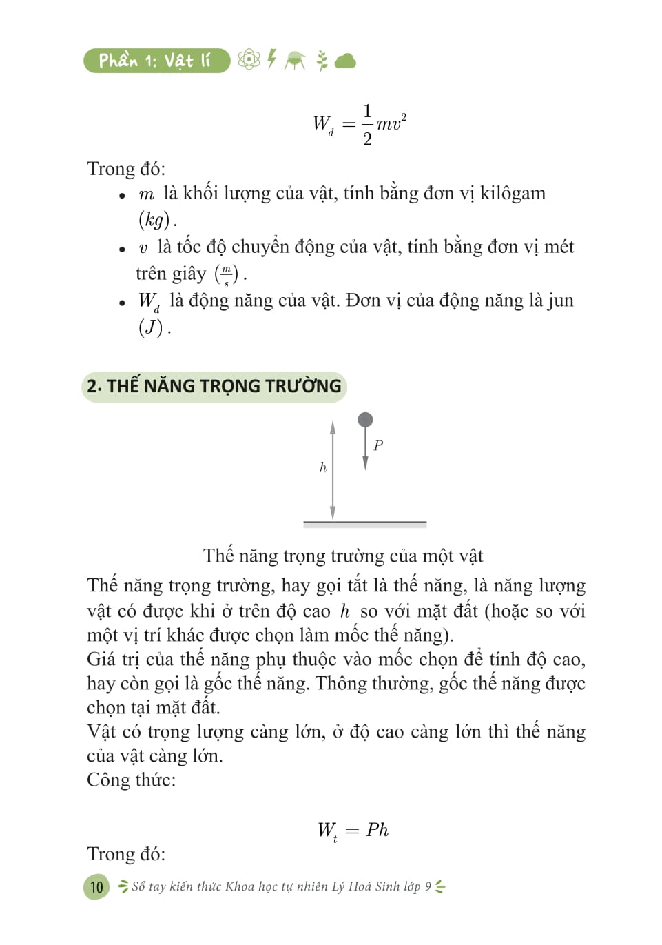 Sổ Tay Kiến Thức Khoa Học Tự Nhiên Lý-Hóa-Sinh Lớp 9 - Ảnh 10