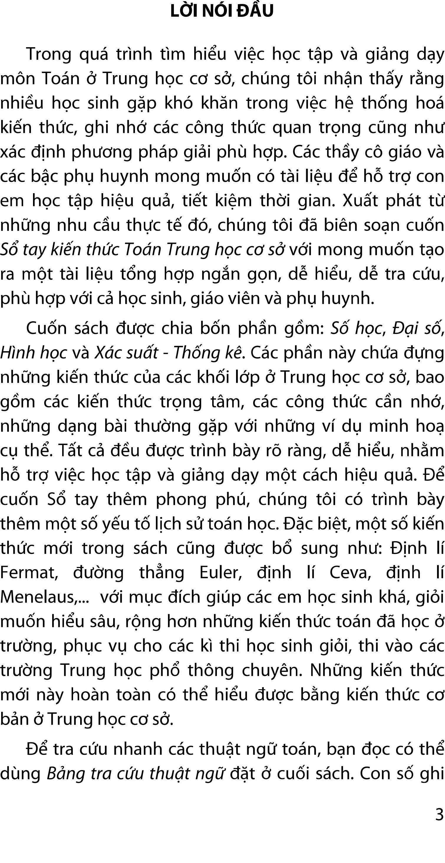 sổ tay kiến thức toán trung học cơ sở - Ảnh 3