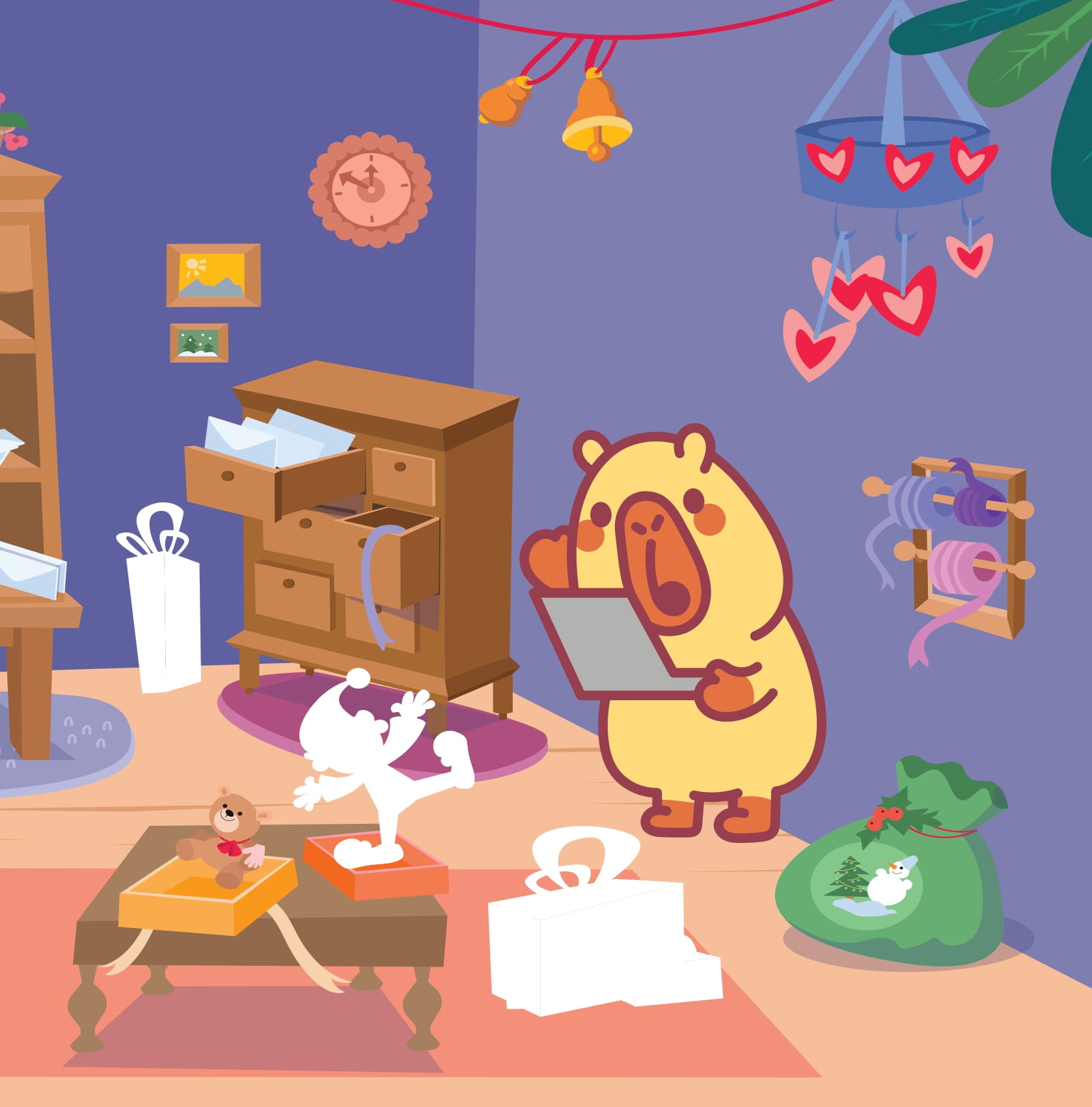 Sticker Capybara - Tìm Vật Ẩn Giấu - NgườI Bạn Tuyết - Ảnh 12