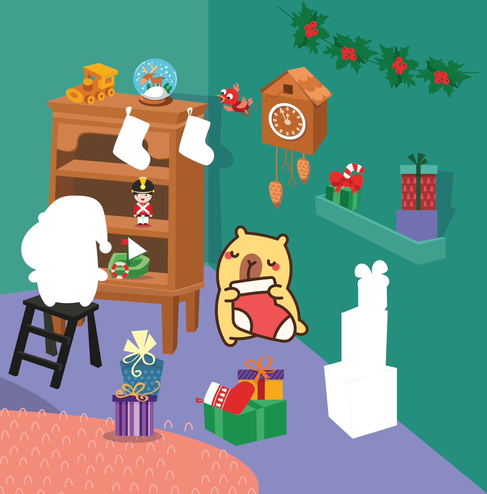 Sticker Capybara - Tìm Vật Ẩn Giấu - NgườI Bạn Tuyết - Ảnh 8
