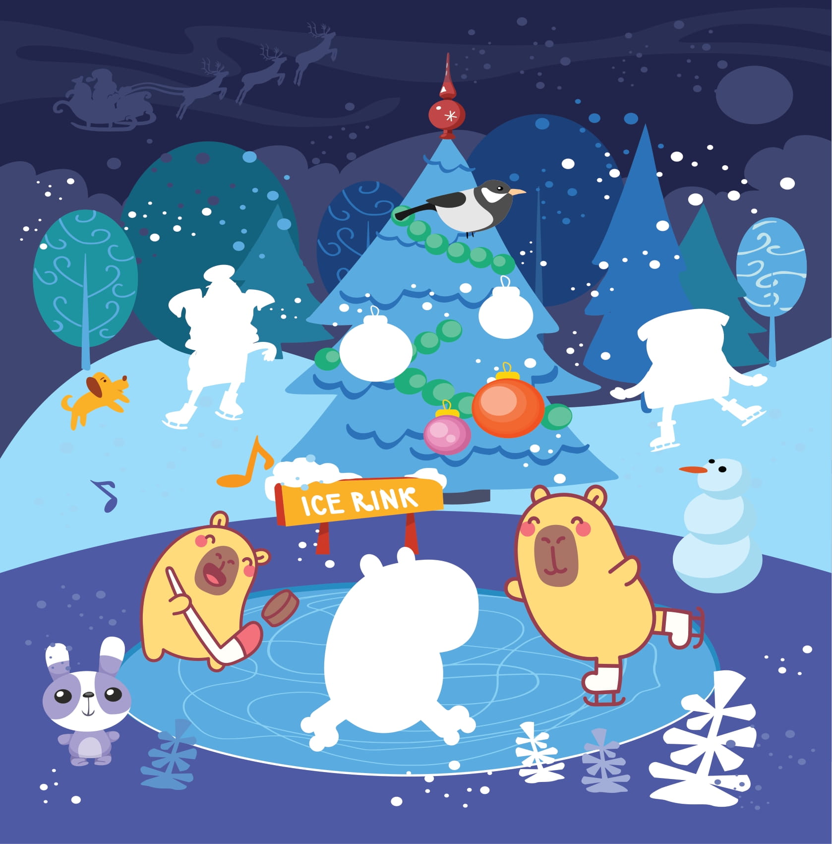 Sticker Capybara - Tìm Vật Ẩn Giấu - NgườI Bạn Tuyết - Ảnh 9