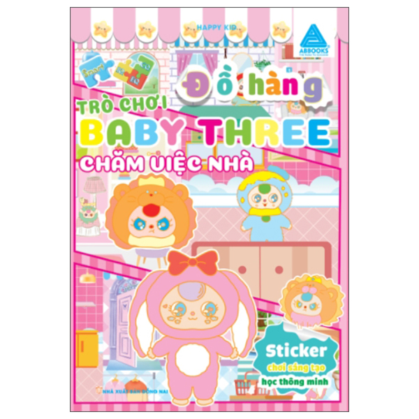 sticker chơi sáng tạo học thông minh - trò chơi đồ hàng baby three - ngày cuối tuần - Ảnh 7