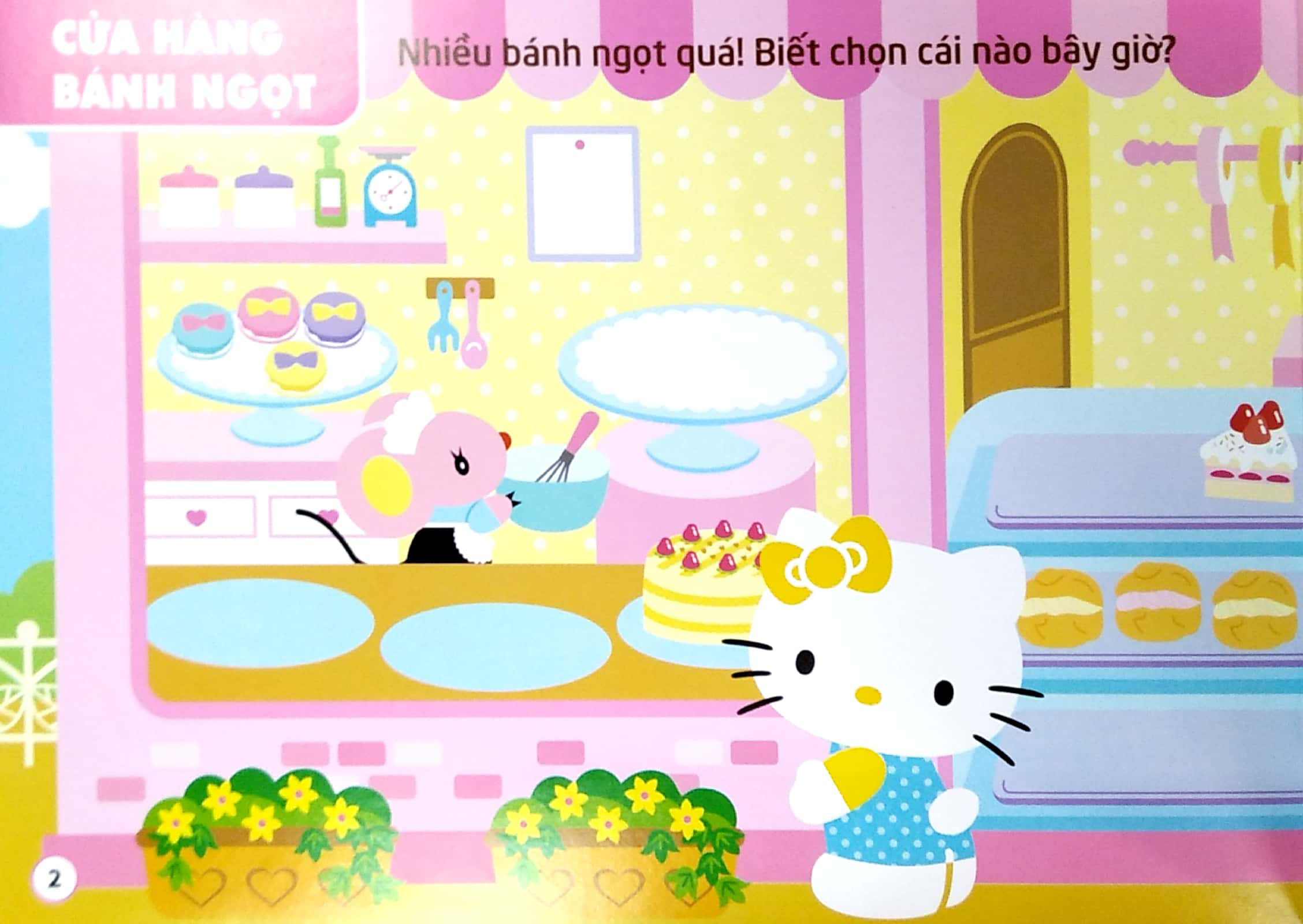 sticker - hello kitty - kitty ham vui, mở tiệc thôi (3-8 tuổi) (tái bản 2023) - Ảnh 3