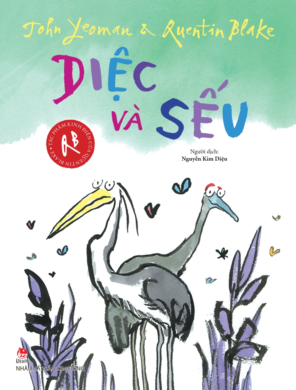 tác phẩm kinh điển của quentin blake - diệc và sếu - Ảnh 2