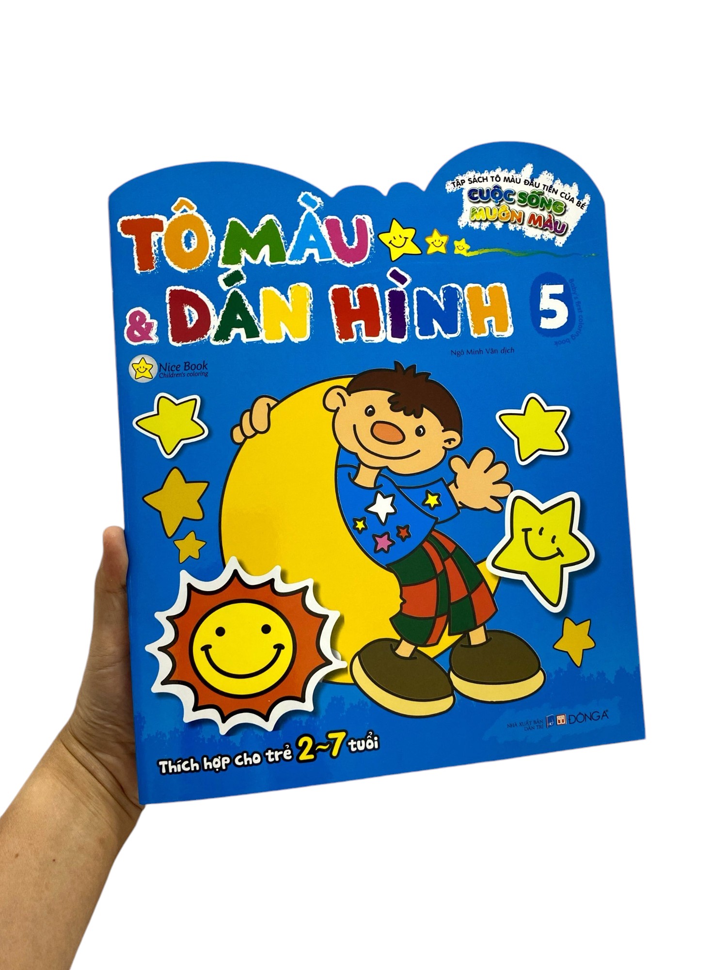 tập sách tô màu đầu tiên của bé - cuộc sống muôn màu - tô màu và dán hình - tập 5 - Ảnh 9