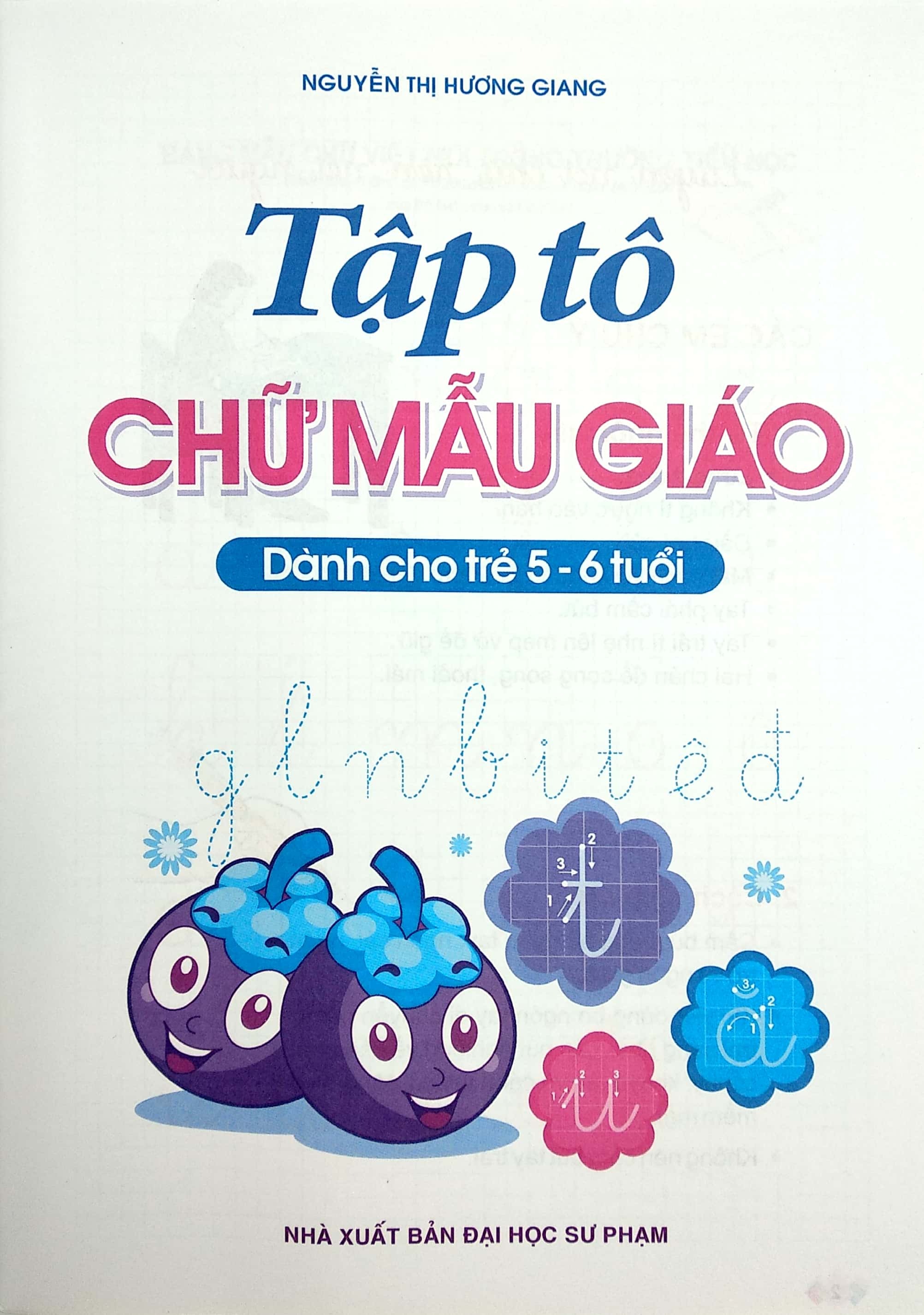 Tập Tô Chữ Mẫu Giáo - Dành Cho Trẻ 5-6 Tuổi (Tái Bản 2025) - Ảnh 2