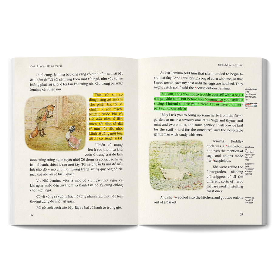 Thế Giới Của Thỏ Peter - The World of Peter Rabbit - Những Cuộc Phiêu Lưu Quanh Bờ Rào - Adventures Around The Hedge - Song Ngữ - Ảnh 5