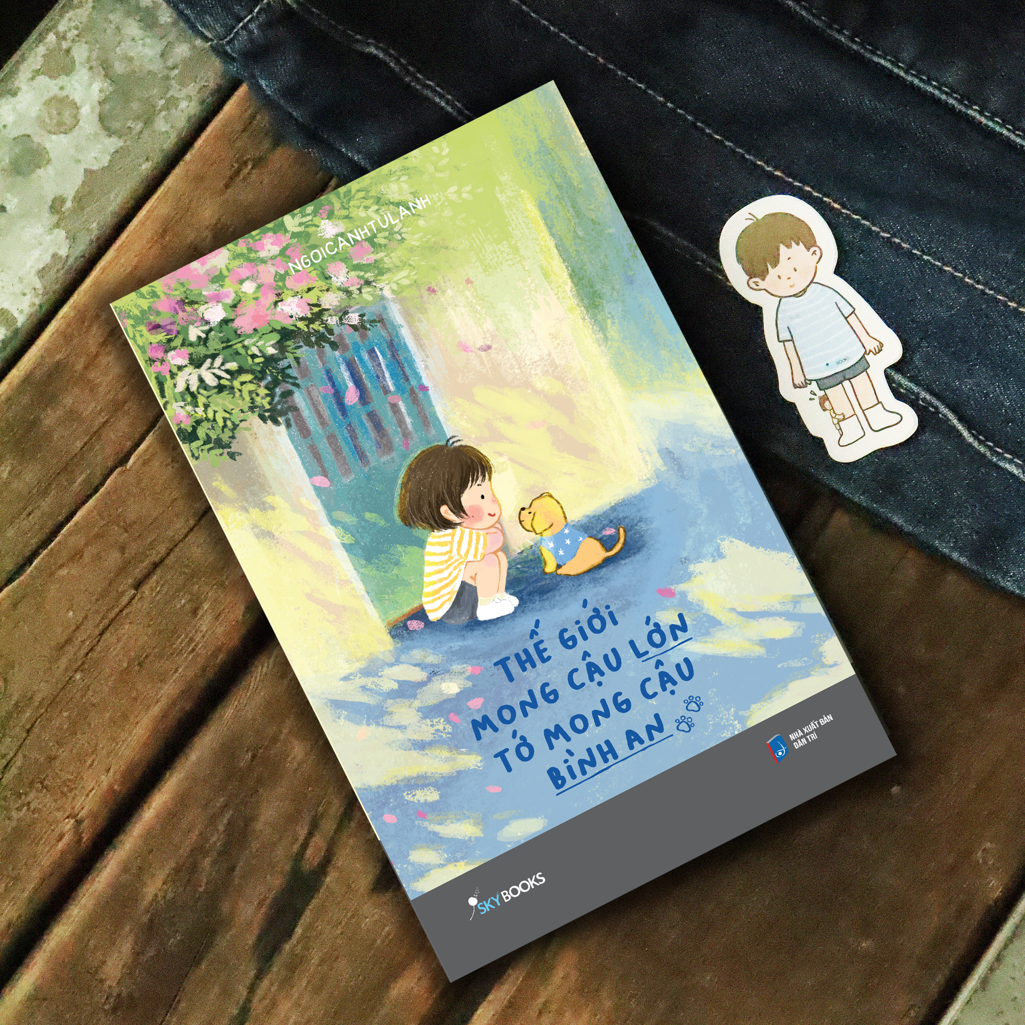 thế giới mong cậu lớn - tớ mong cậu bình an - bản đặc biệt - tặng kèm 2 postcard + 1 bookmark - Ảnh 6
