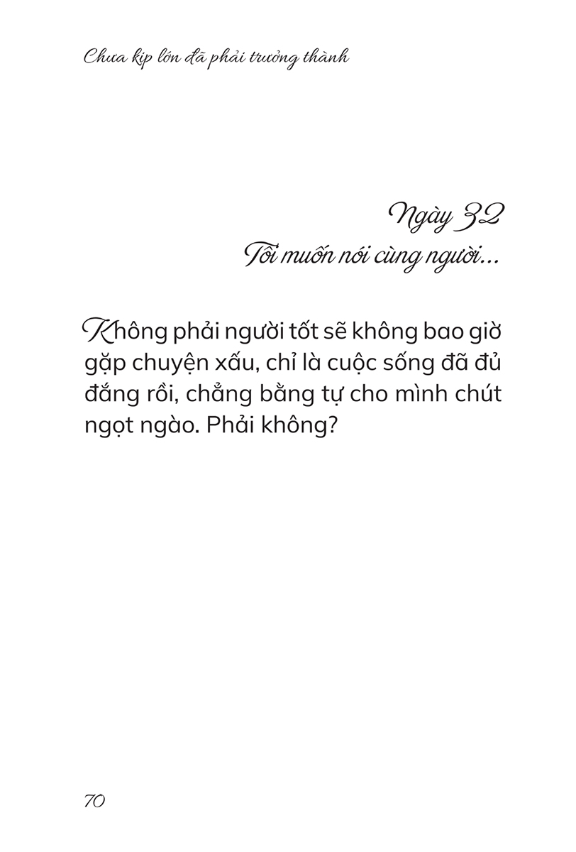 the journey of youth - chưa kịp lớn đã phải trưởng thành (song ngữ anh - việt) (tái bản 2023) - Ảnh 3