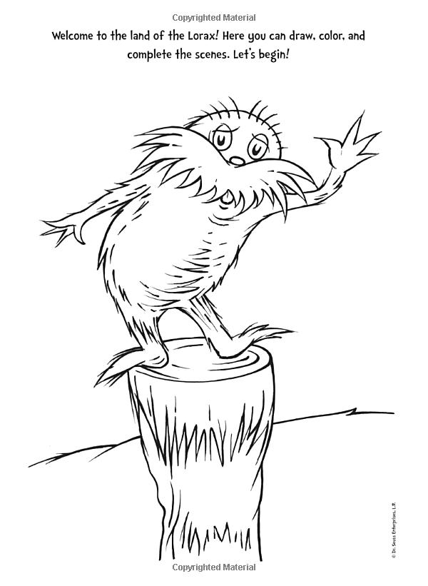 the lorax deluxe doodle book (dr. seuss's the lorax books) - Ảnh 4