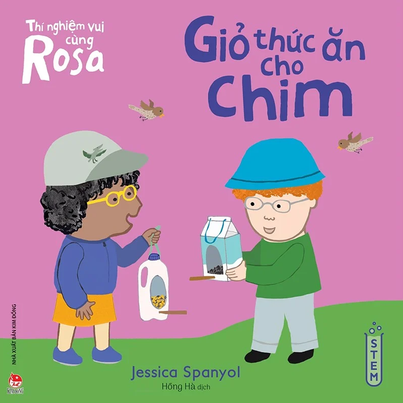 thí nghiệm vui cùng rosa - giỏ thức ăn cho chim - Ảnh 2