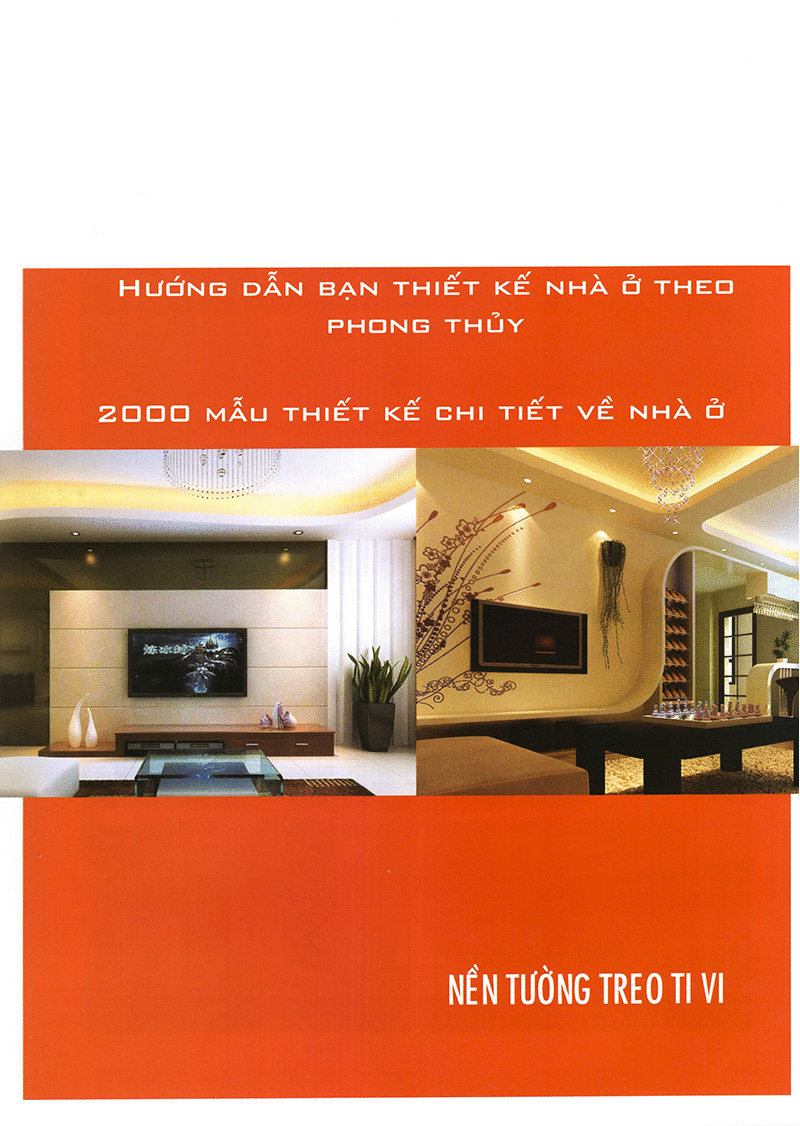 thiết kế chi tiết nhà ở theo phong thủy - quyển màu đỏ - nền tường - Ảnh 6